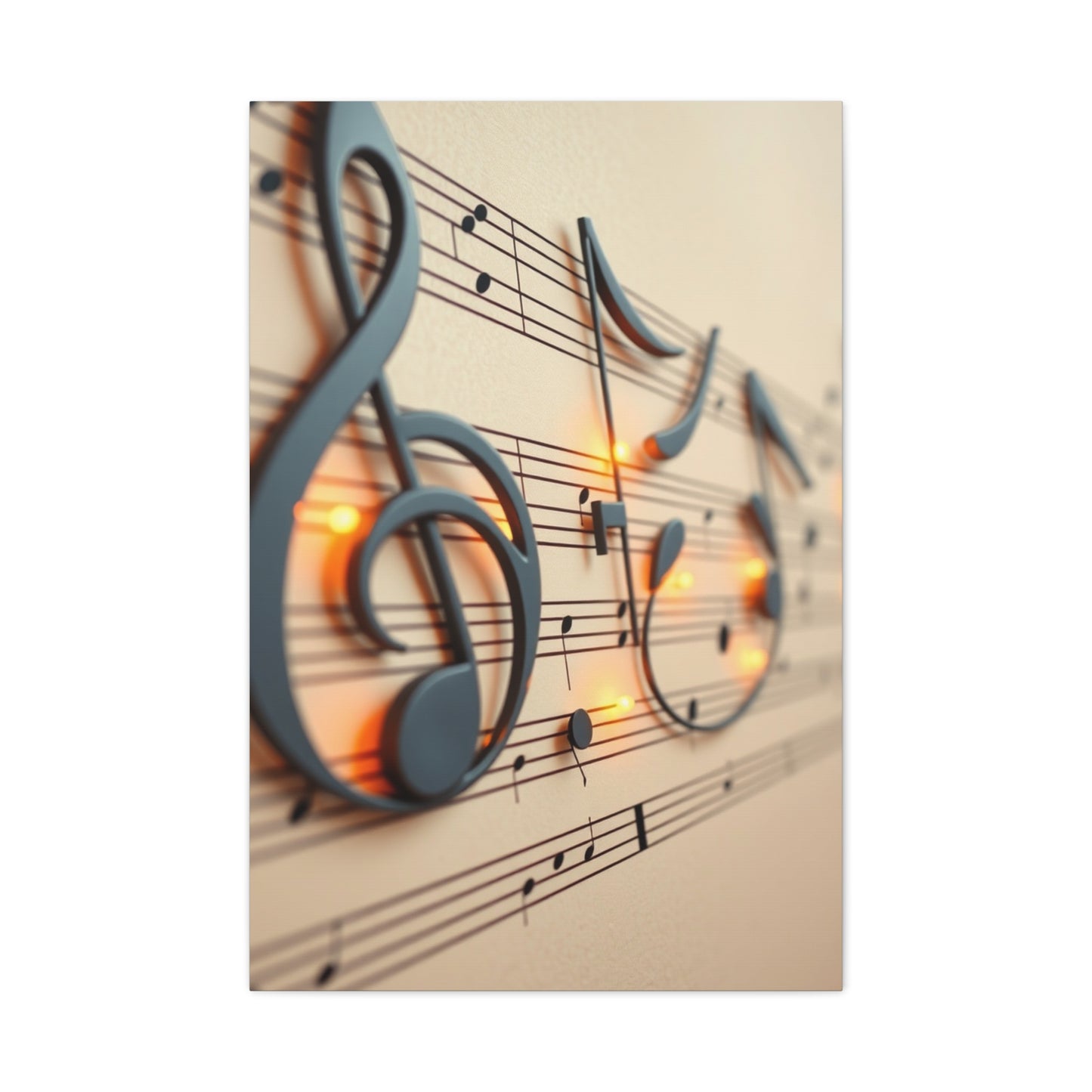 Elite Musical Notes Art Vision Wall Art & Canvas Print