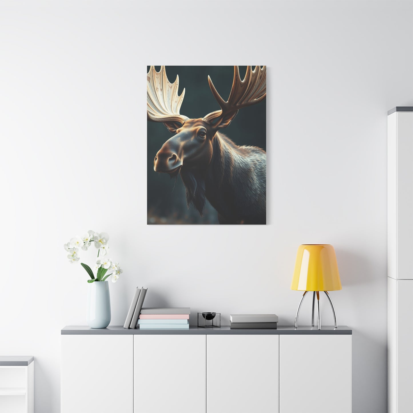 Moose Art Refined Canvas Wall Art & Canvas Print