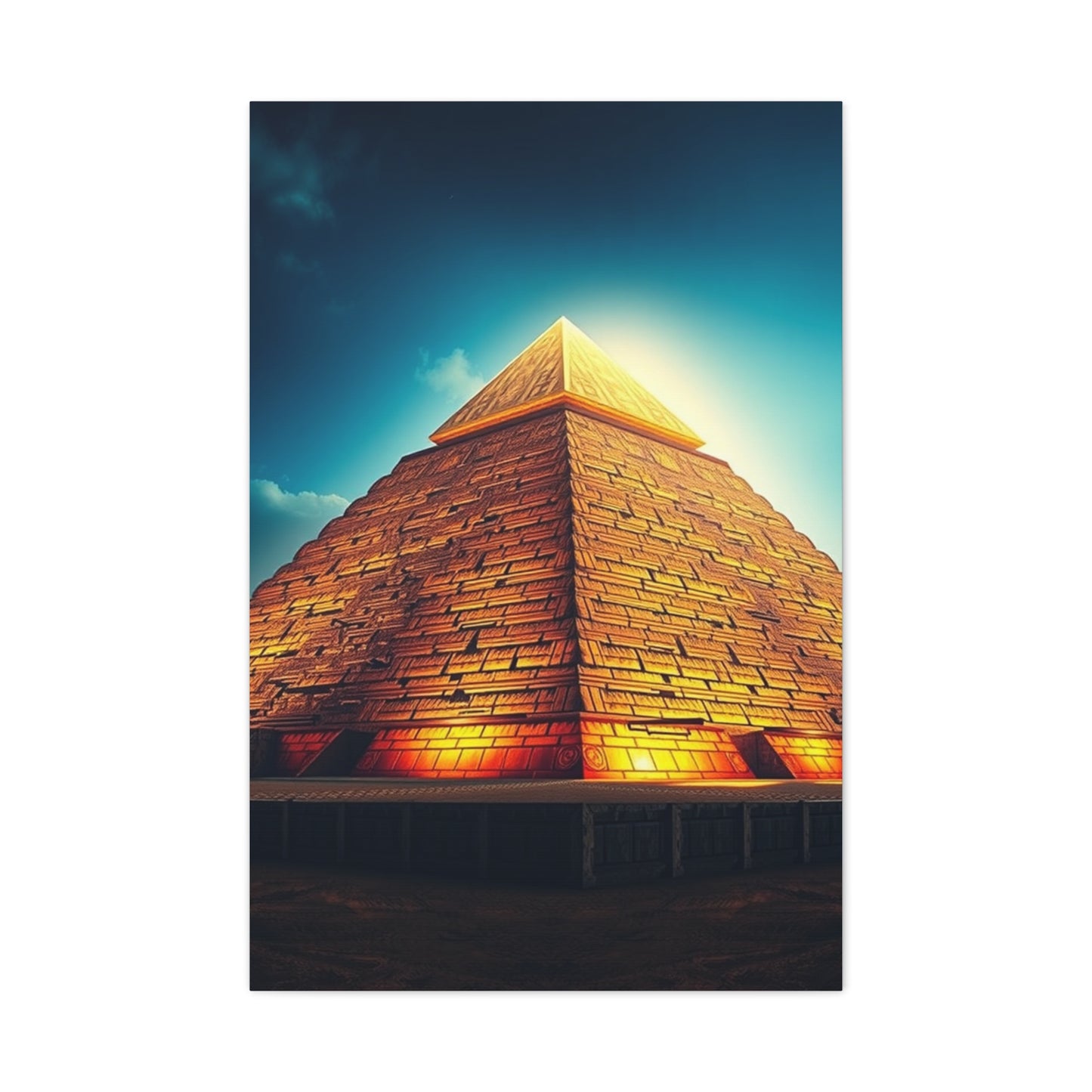 Vision Pyramid Art Art Wall Art & Canvas Print