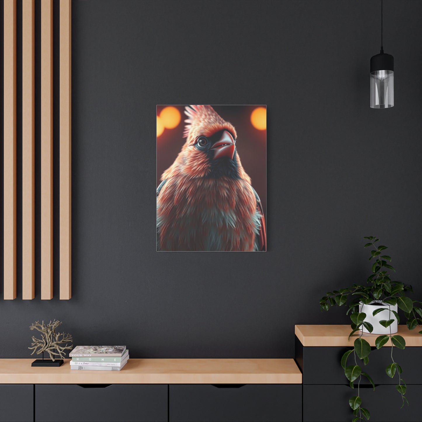 Noble Vermilion Tapestry