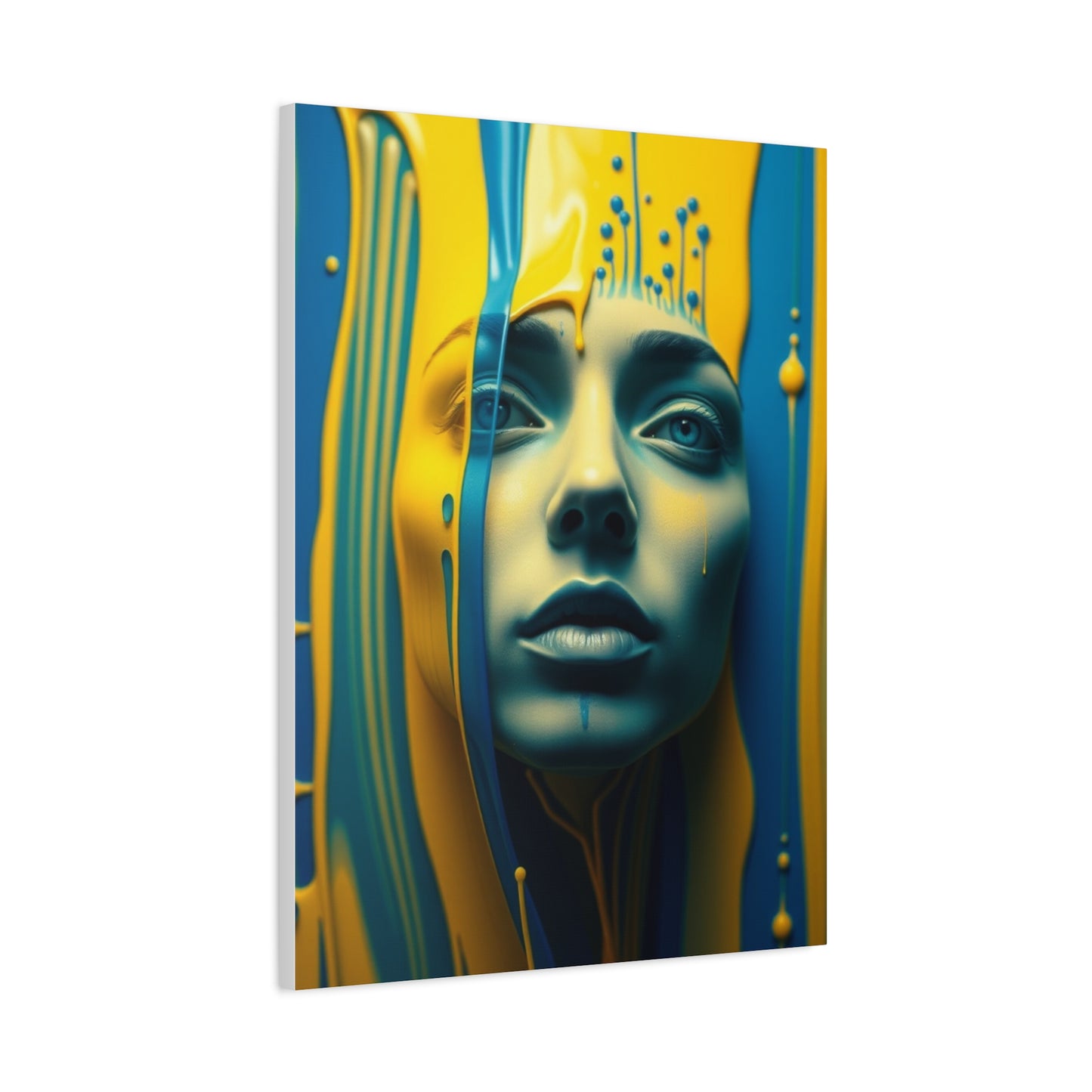 Collection Blue & Yellow Art Art Wall Art & Canvas Print