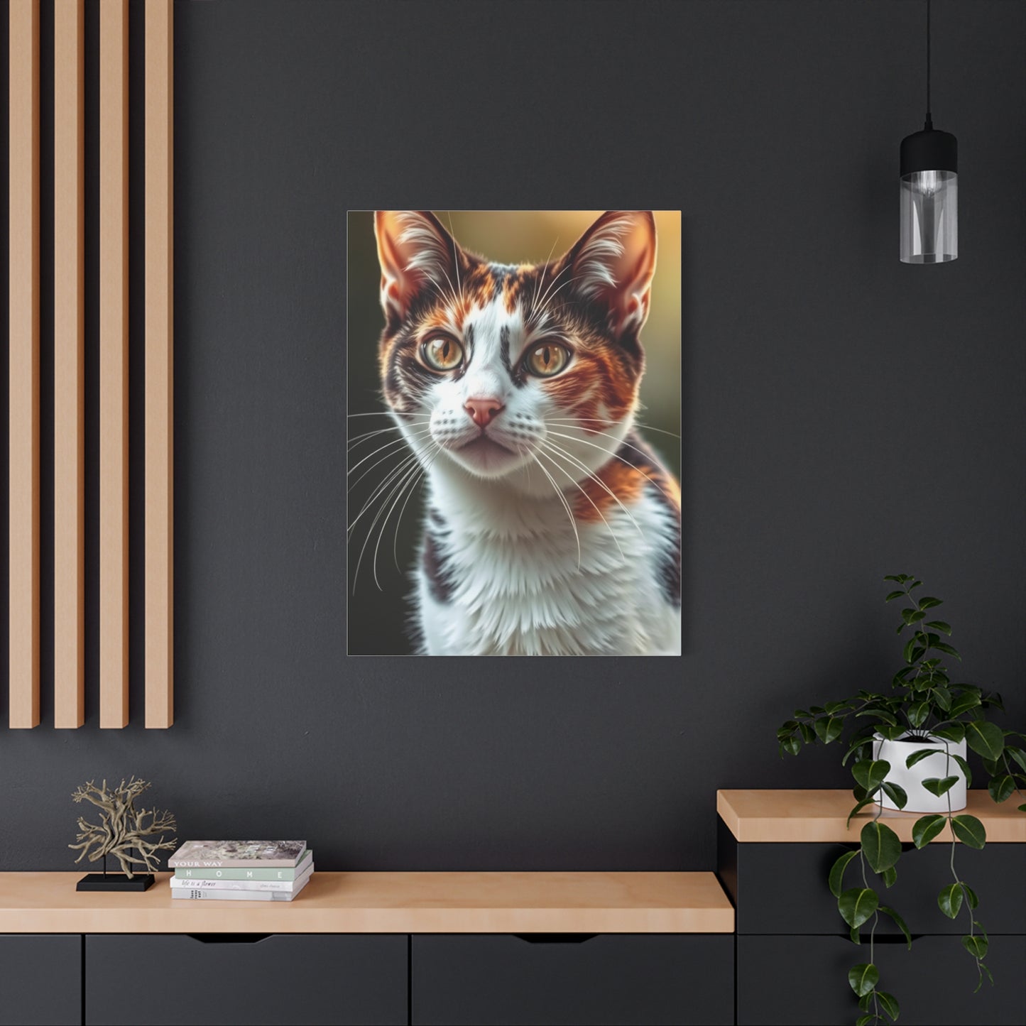 Masterpiece Calico Cat Art Vision Wall Art & Canvas Print