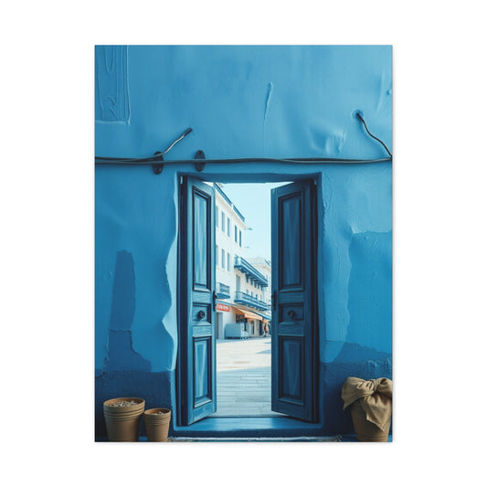 Blue and White Art Supreme Gallery Wall Art & Canvas Print