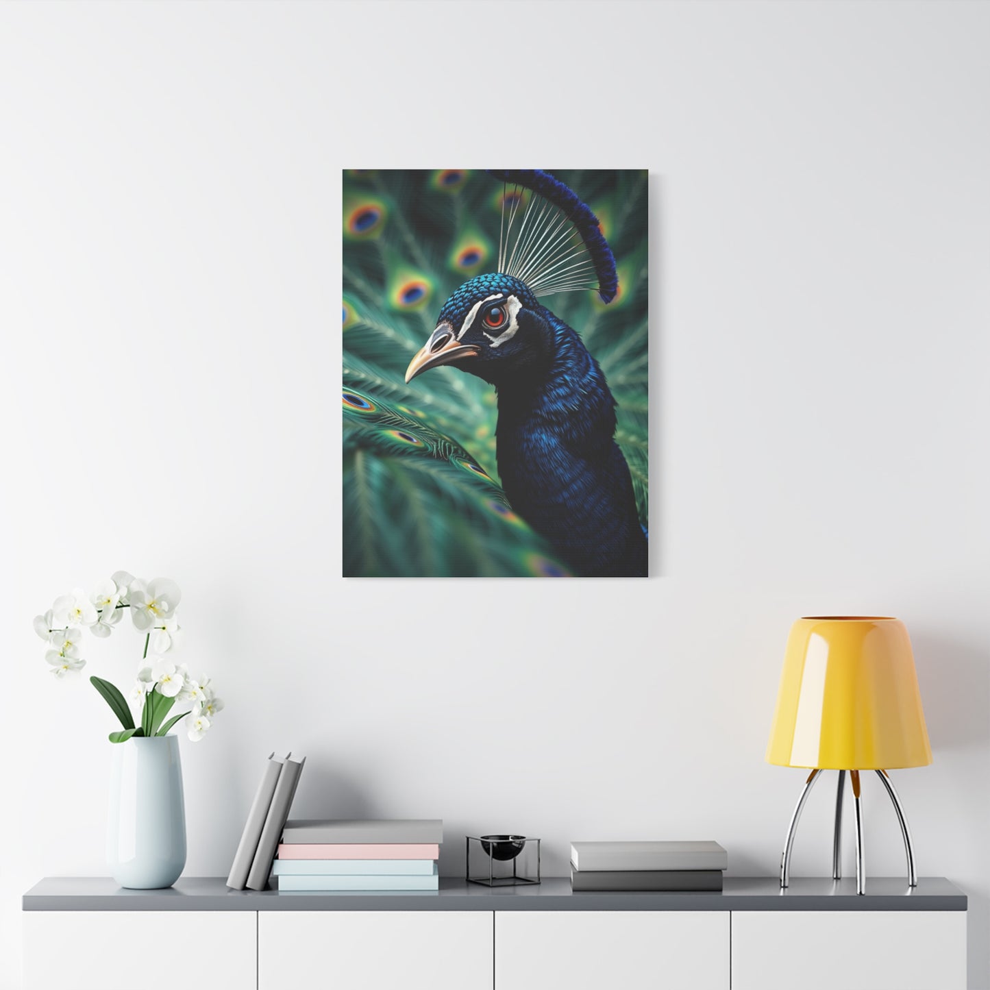 Peacock Art Refined Canvas Wall Art & Canvas Print