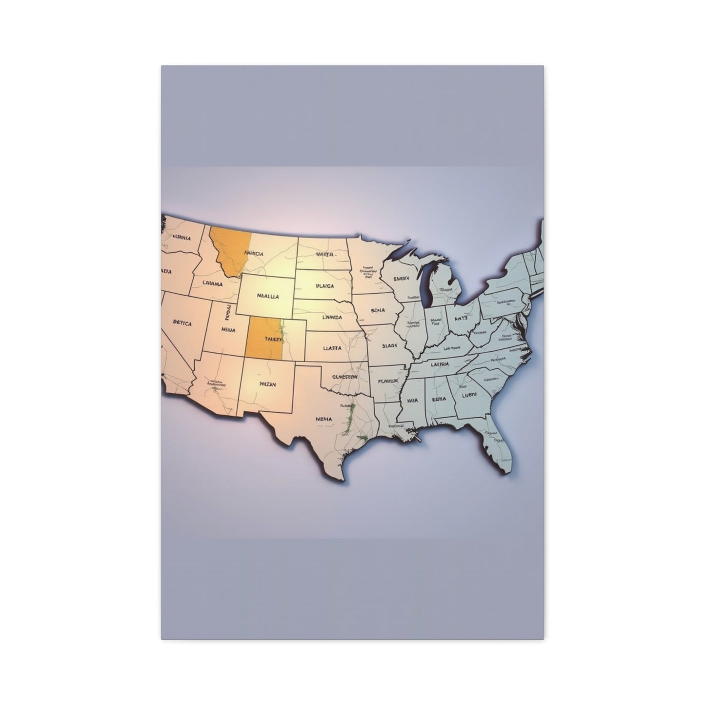 Americana Elegance Canvas Wall Art & Canvas Print