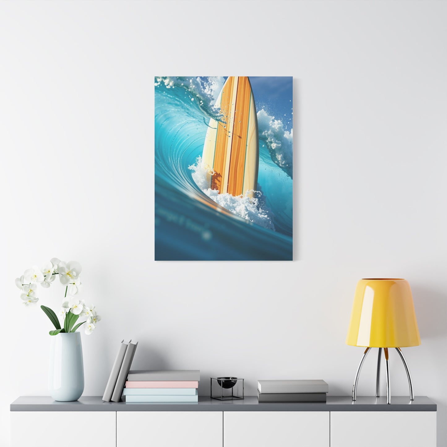 Azure Crest Masterpiece Wall Art & Canvas Print