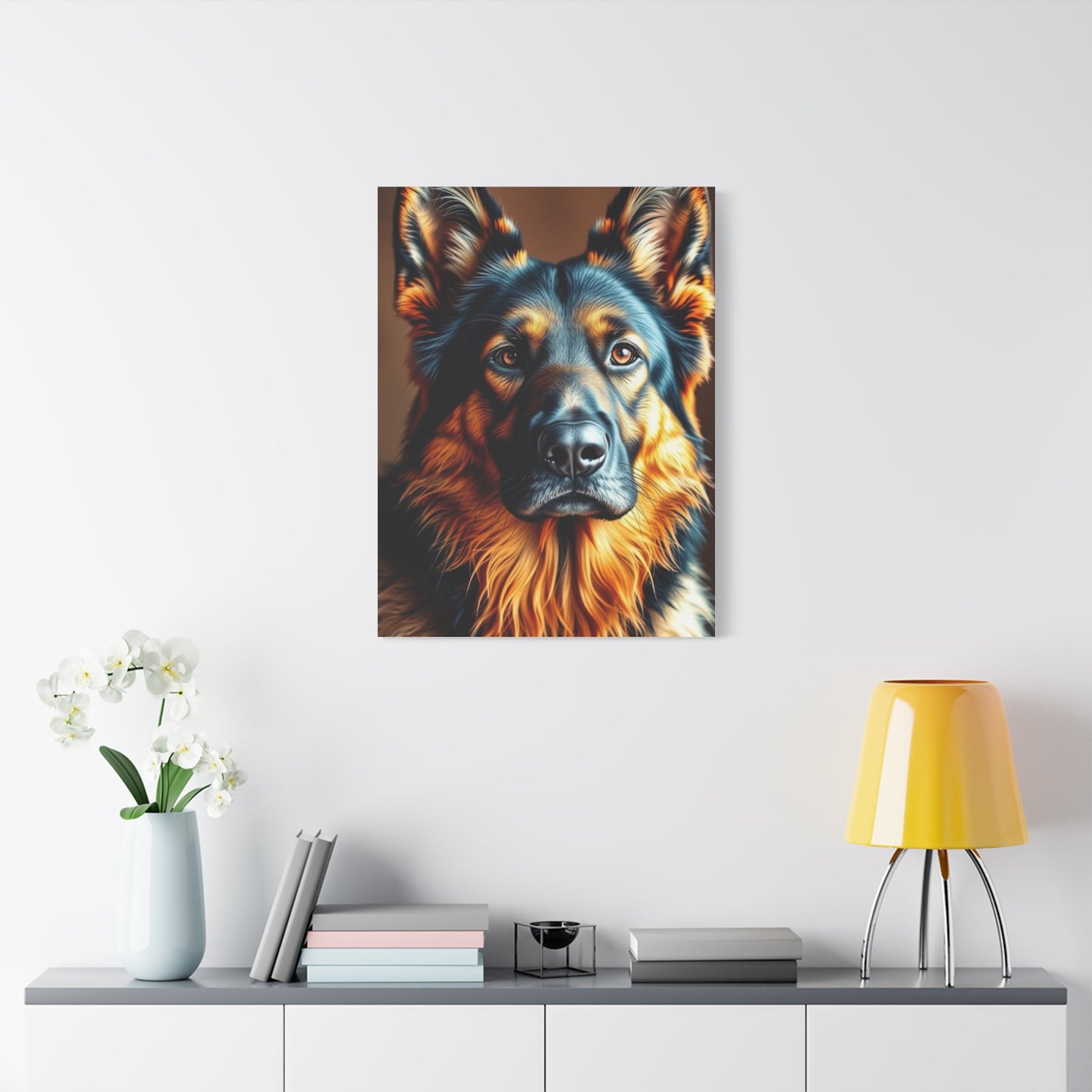 German Shepherd Art Luxury Canvas Wall Art & Canvas Print