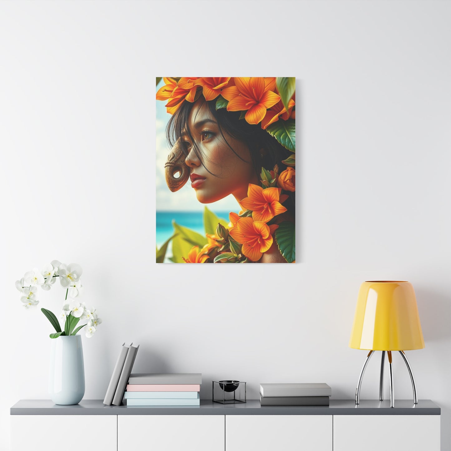Opulent Island Impression Wall Art & Canvas Print