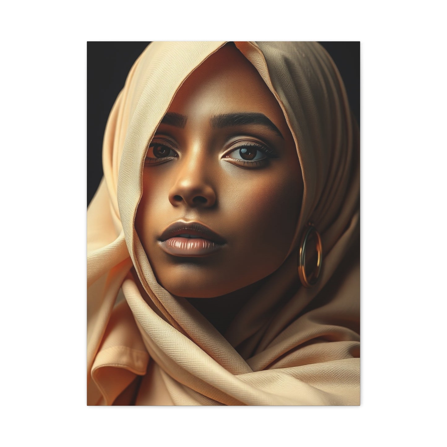 Masterpiece Black & Beige Art Vision Wall Art & Canvas Print