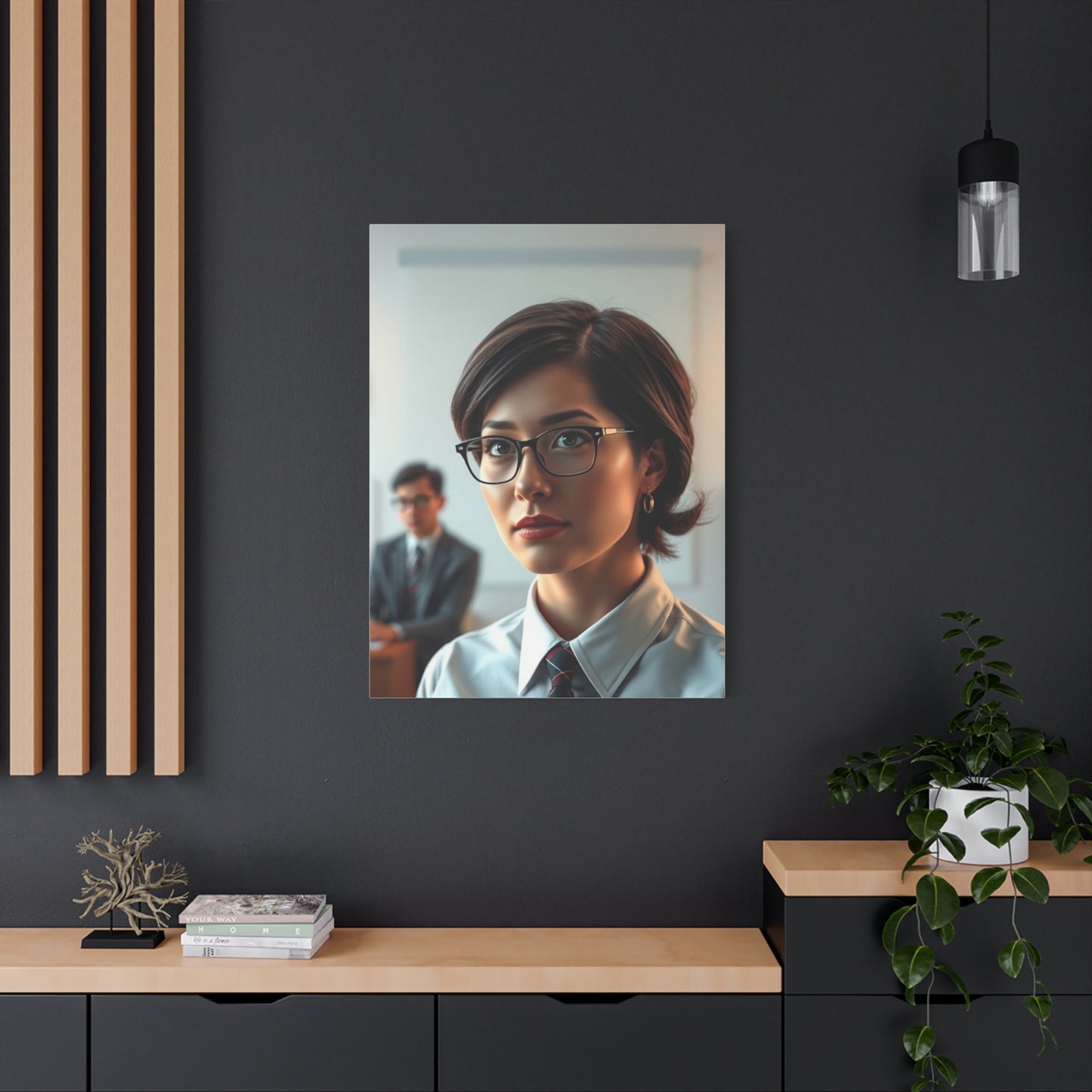 Vision The Office Character Art Art Wall Art & Canvas Print