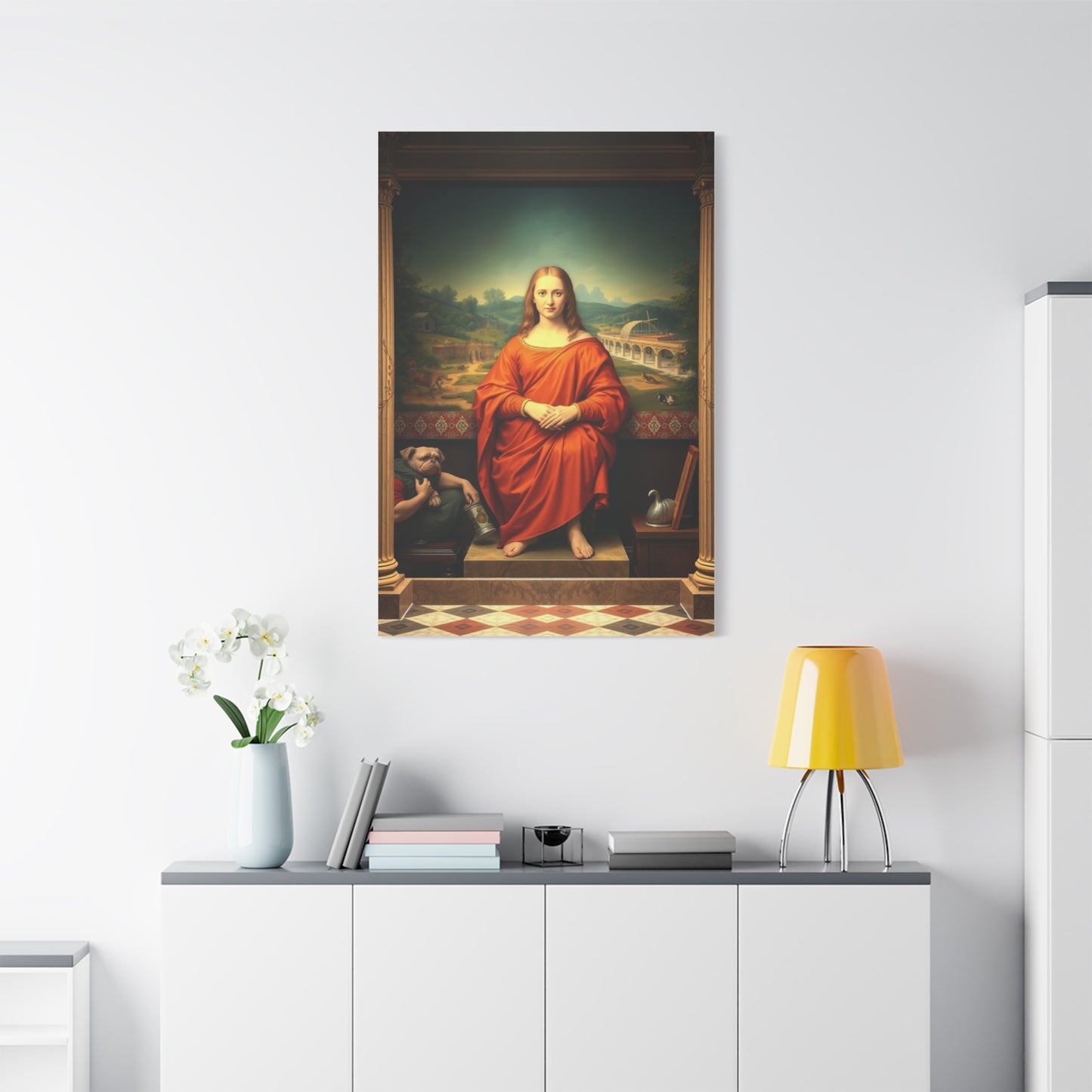 Refined Classicism Tableau Wall Art & Canvas Print
