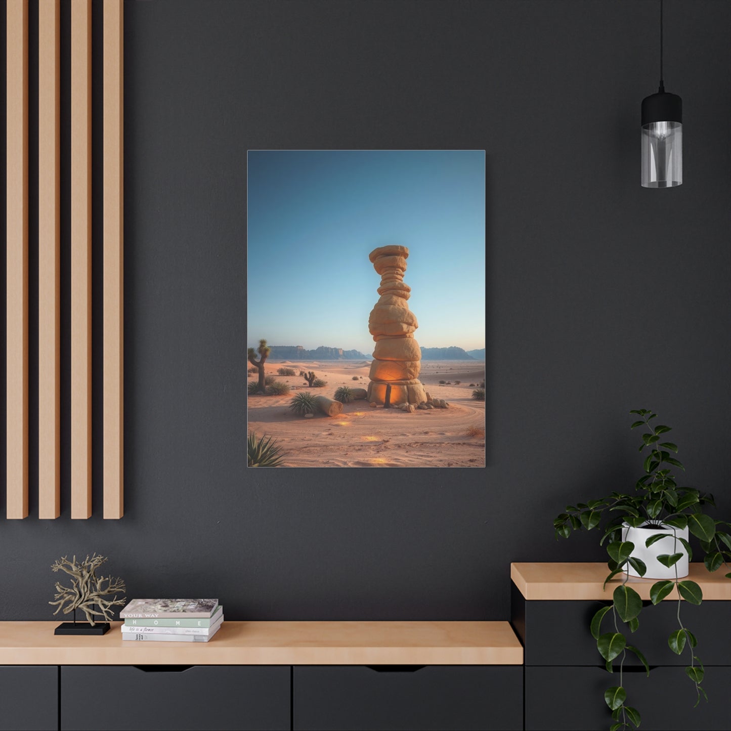 Desert Serenity Portrait Wall Art & Canvas Print