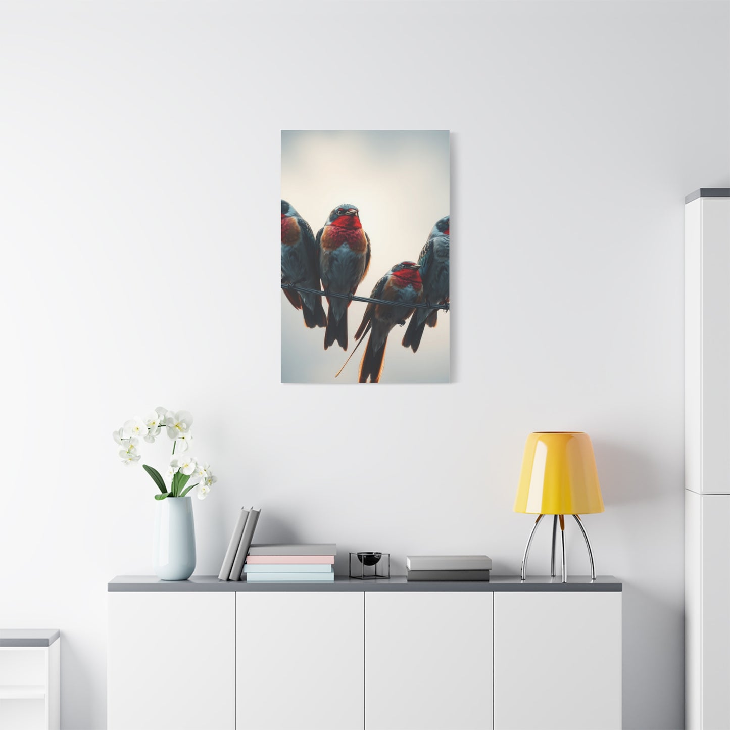 Supreme Birds On a Wire Art Collection Wall Art & Canvas Print
