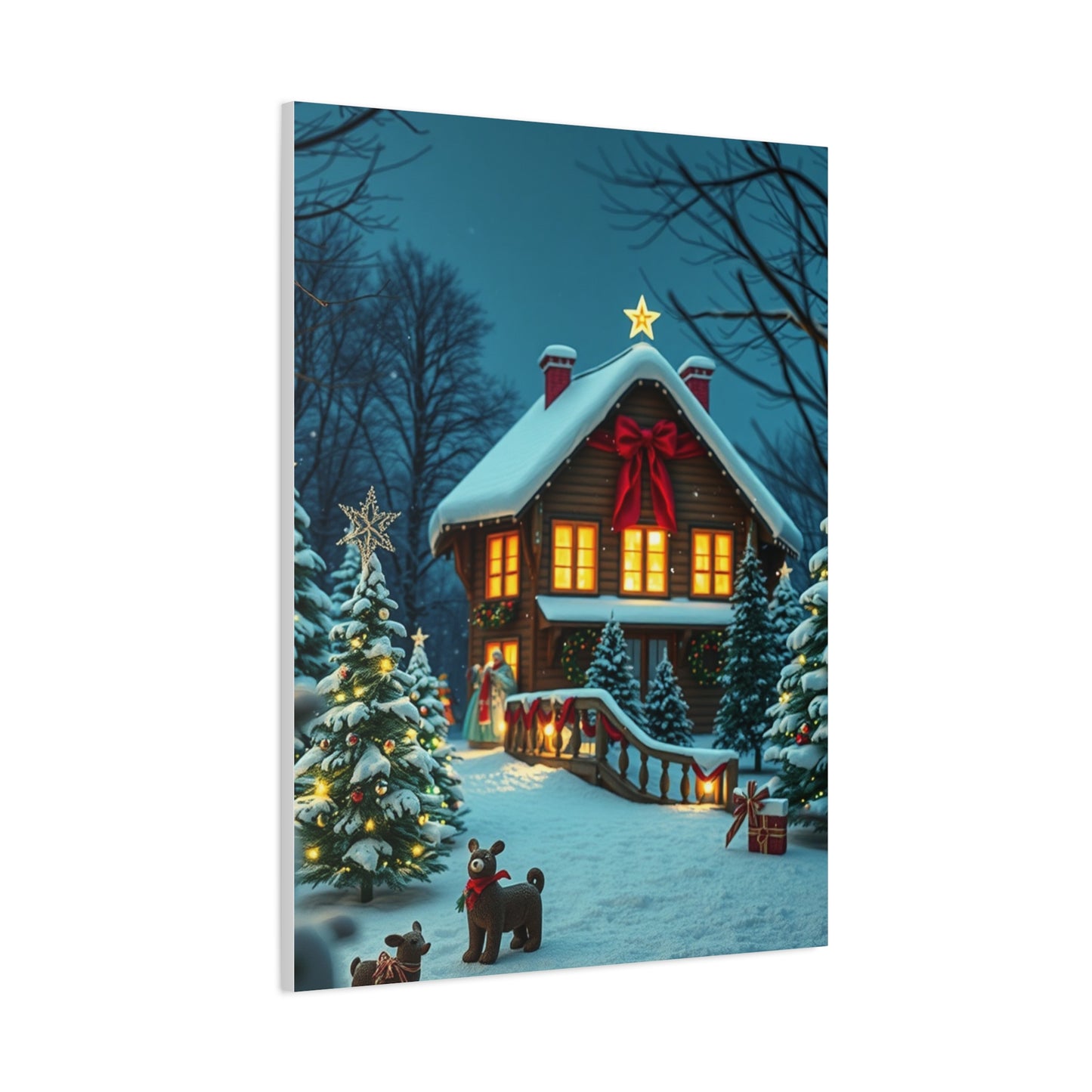 Nostalgic Noël Elegance Wall Art