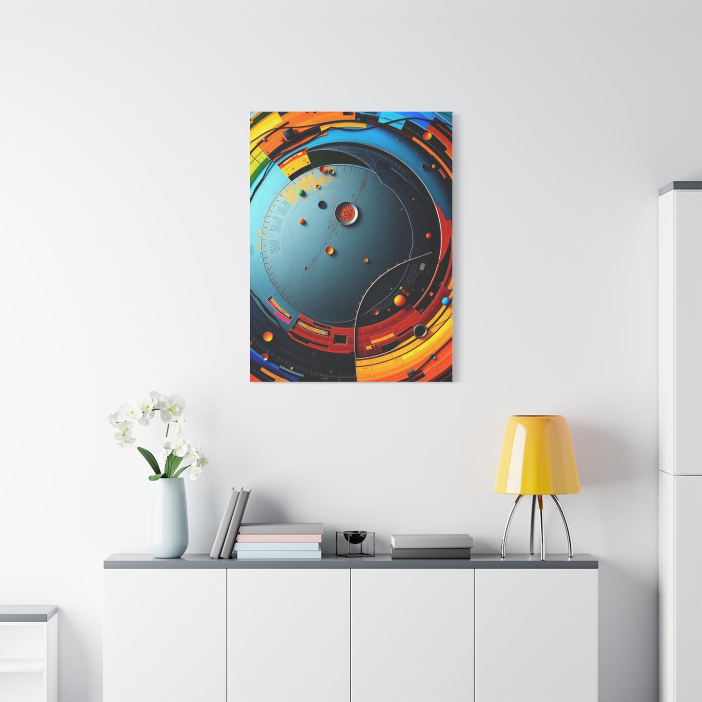 Supreme Circular Abstract Art Collection Wall Art & Canvas Print