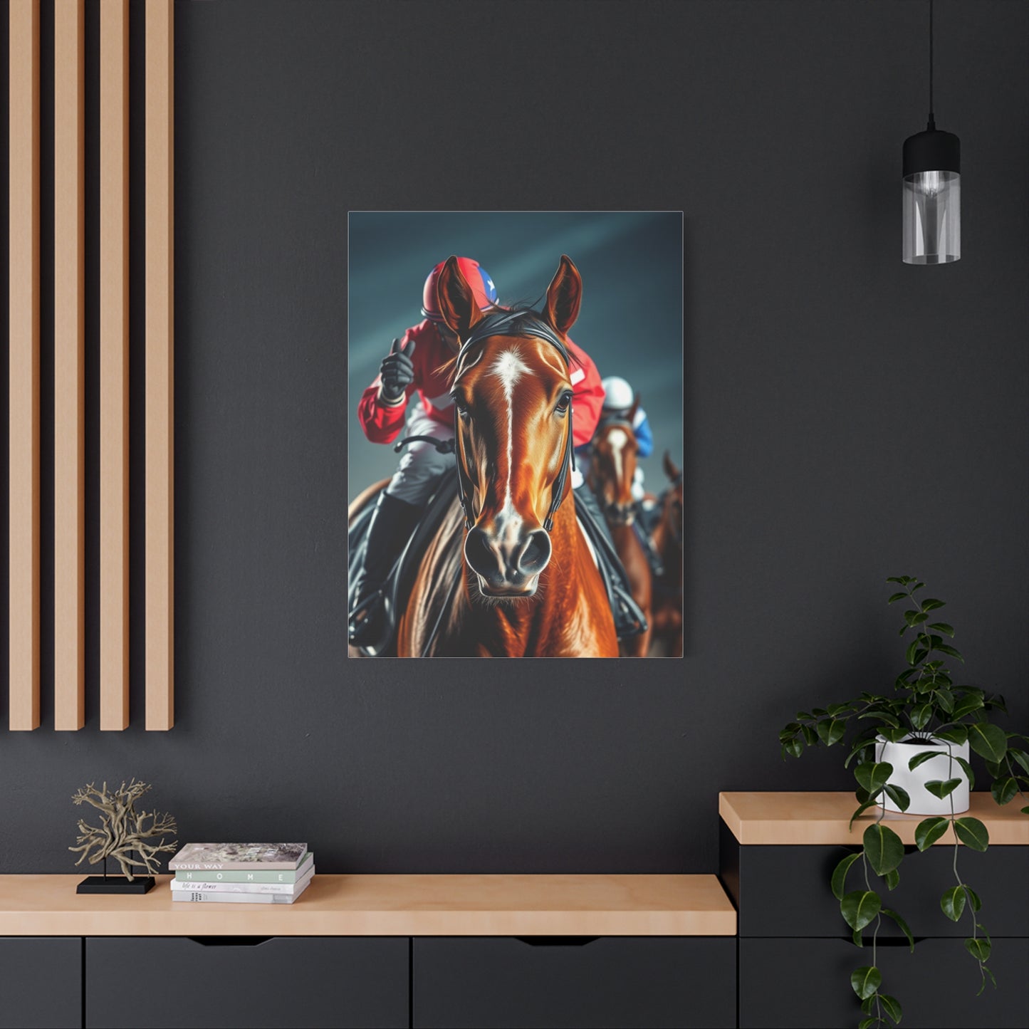 Horse Racing Art Refined Canvas Wall Art & Canvas Print