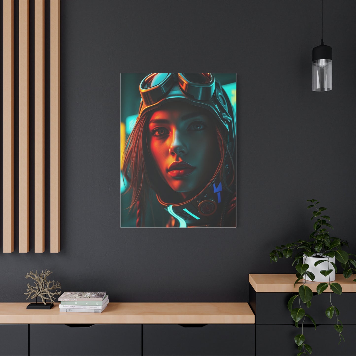 Masterpiece Cyberpunk Art Vision Wall Art & Canvas Print