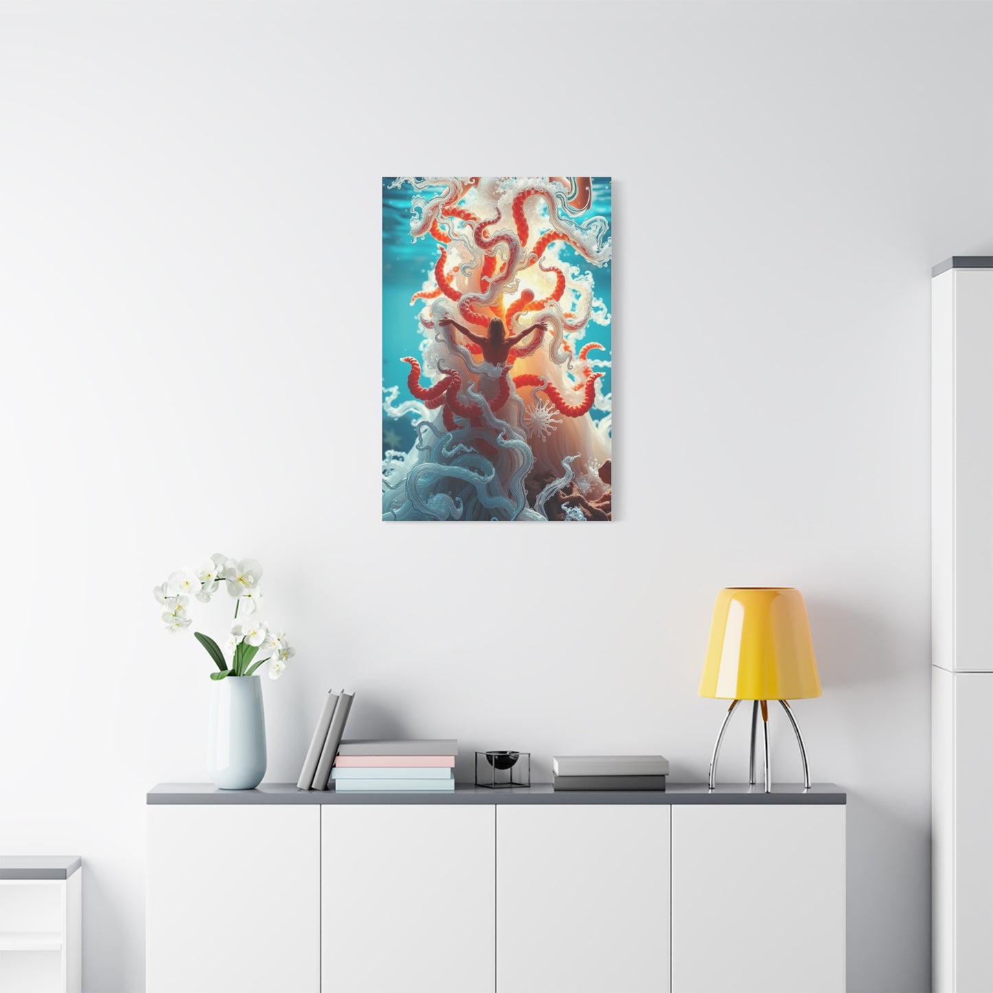 Celestial Waves Masterpiece Wall Art & Canvas Print