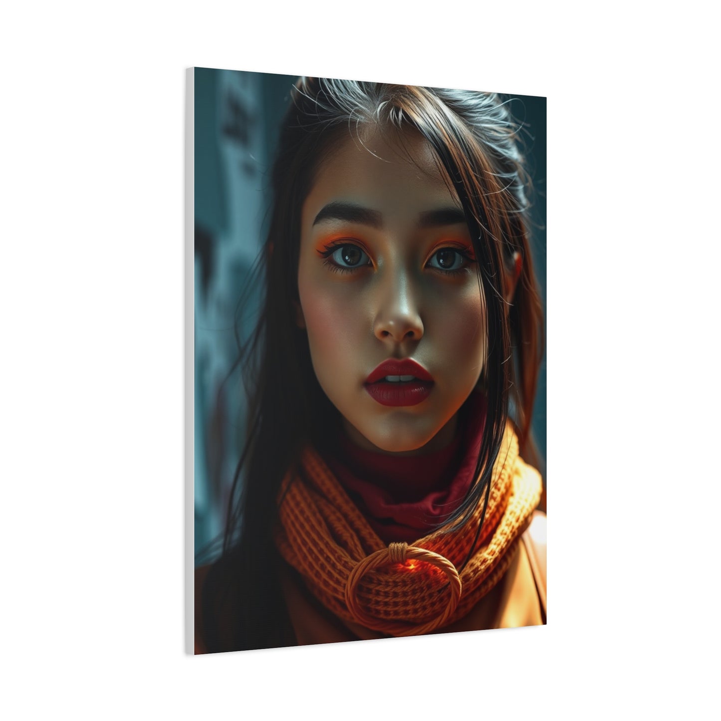 Masterpiece Pop of Orange Art Vision Wall Art & Canvas Print