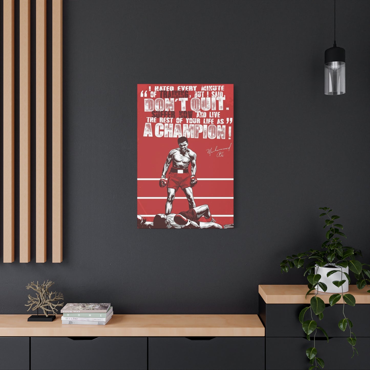 Mahummad Ali Poster Wall Art & Canvas Prints