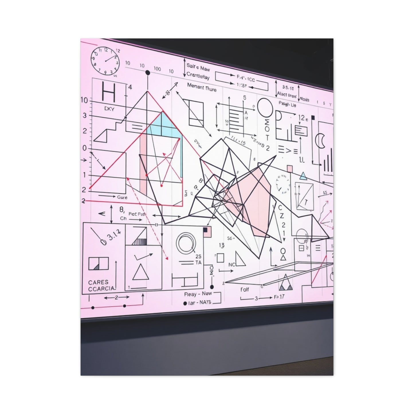 Modern Math Art for Creative Spaces Supreme Gallery Wall Art & Canvas Print