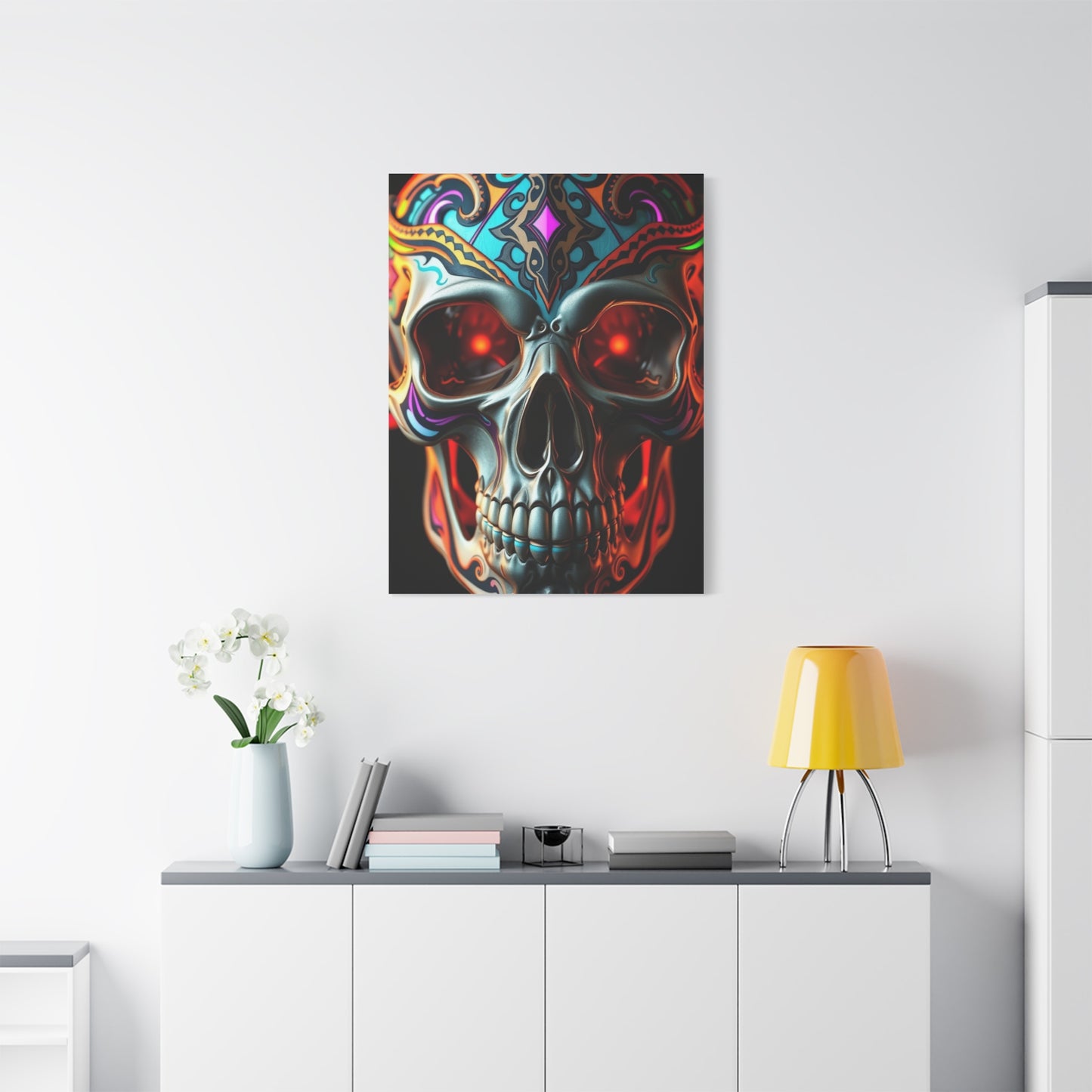 Hypnotic Bone Reverberation Wall Art & Canvas Print