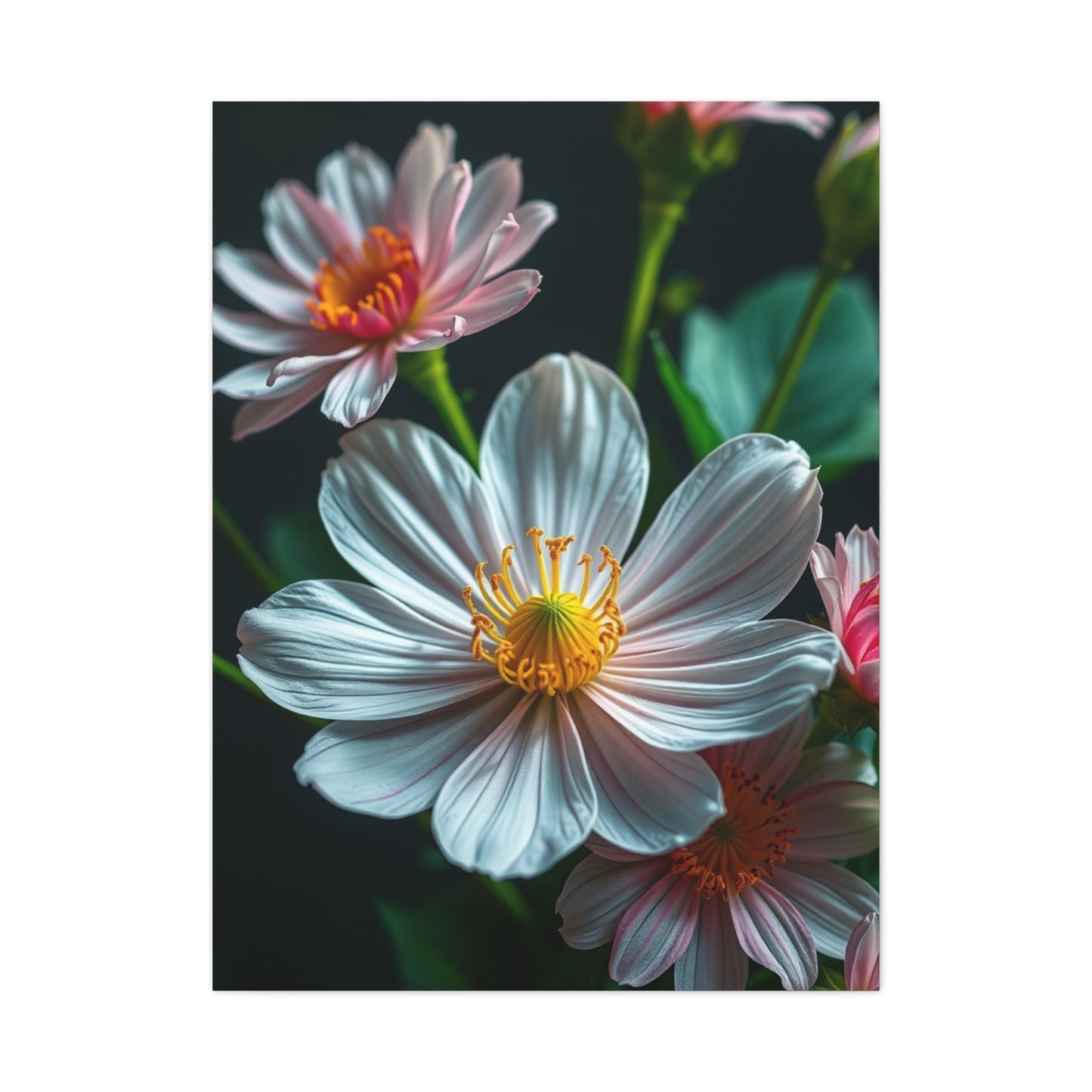 Chic Flora Panorama Wall Art & Canvas Print