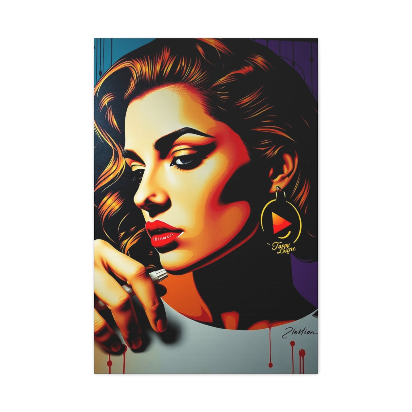 Opulent Vibrance Canvas Wall Art & Canvas Print