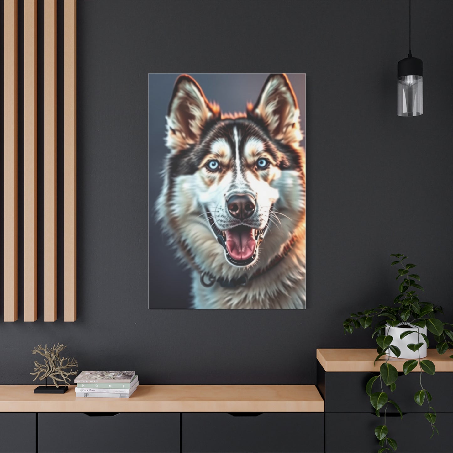 Frostbound Canine Masterpiece