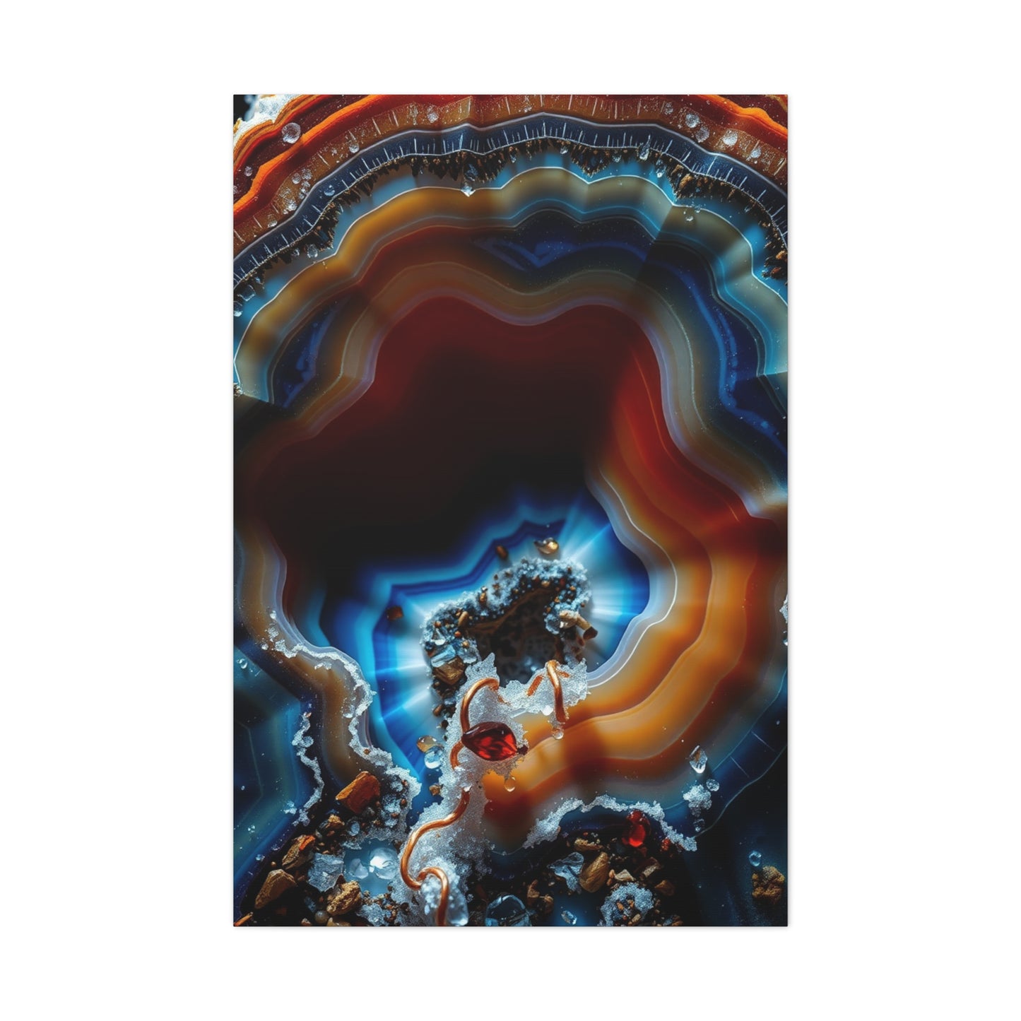 Luxury Agates, Geodes & Minerals Art Collection Wall Art & Canvas Print
