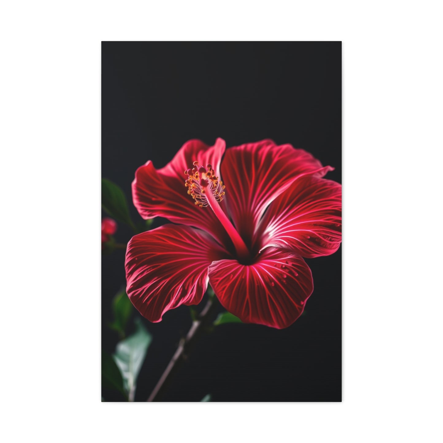 Masterpiece Hibiscus Flower Art Vision Wall Art & Canvas Print