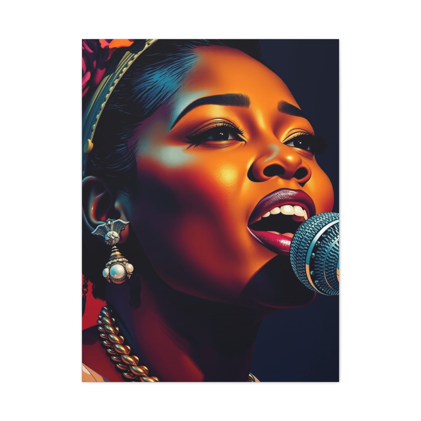 Billie Holiday Art Luxury Canvas Wall Art & Canvas Print