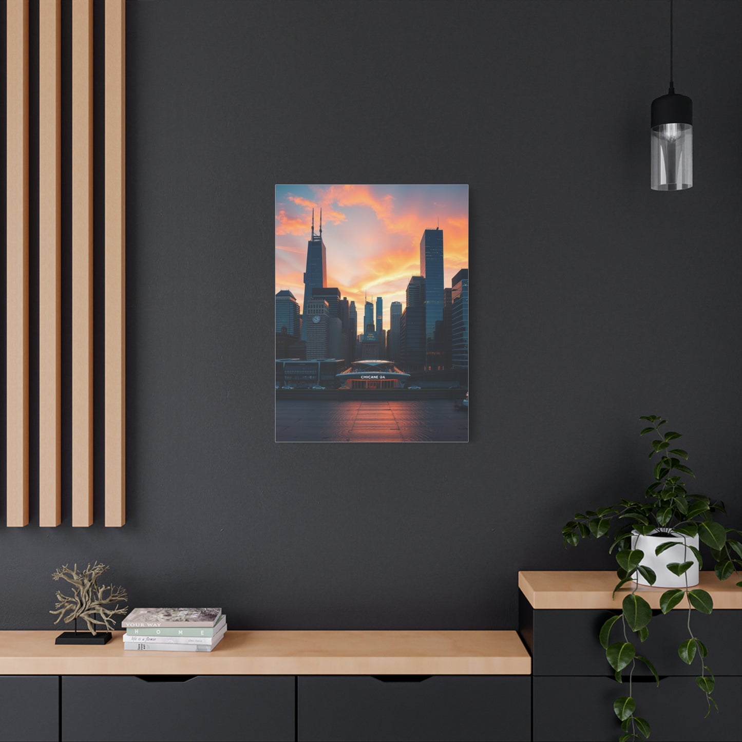 Vision Chicago Skylines Art Art Wall Art & Canvas Print