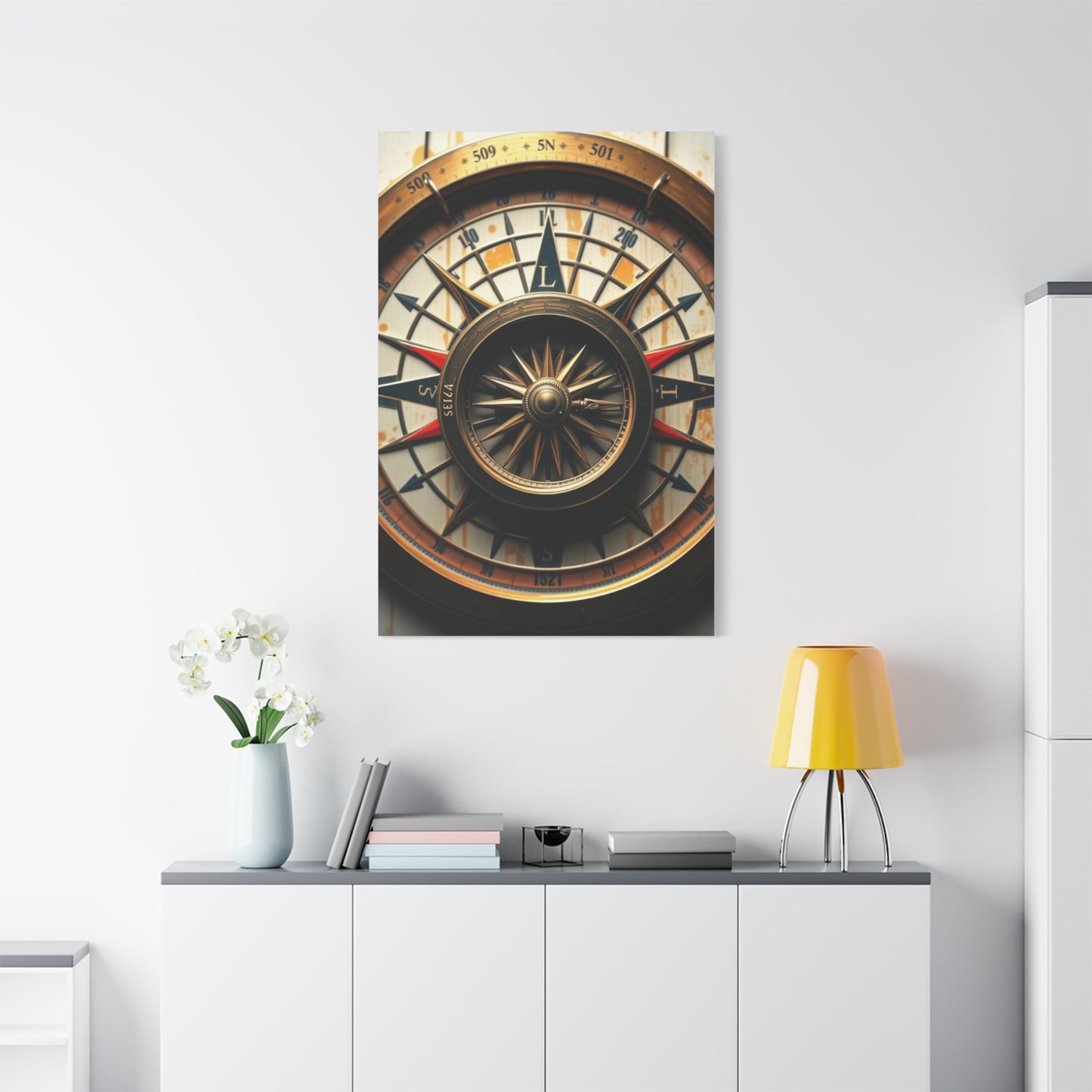 Masterpiece Compass Art Vision Wall Art & Canvas Print