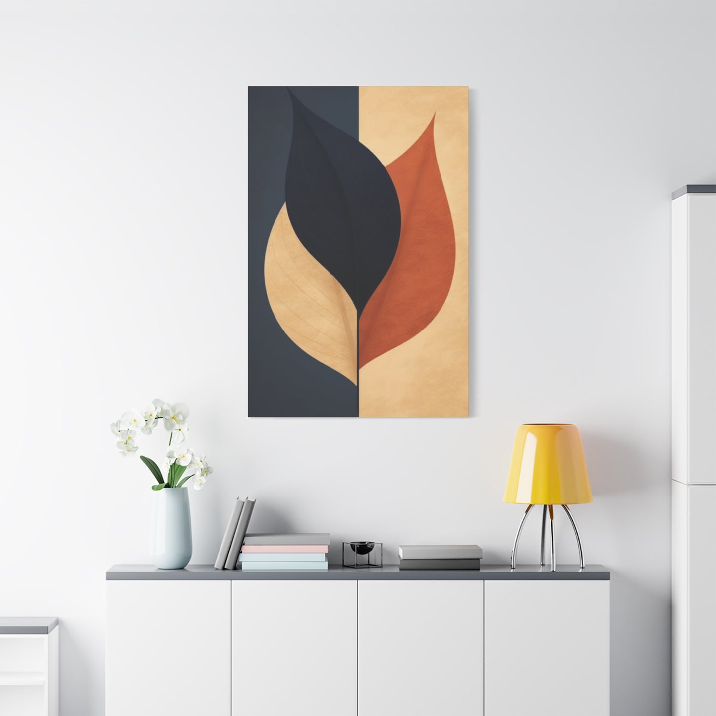 Three Leaves Entryway Wall Art & Canvas Prints