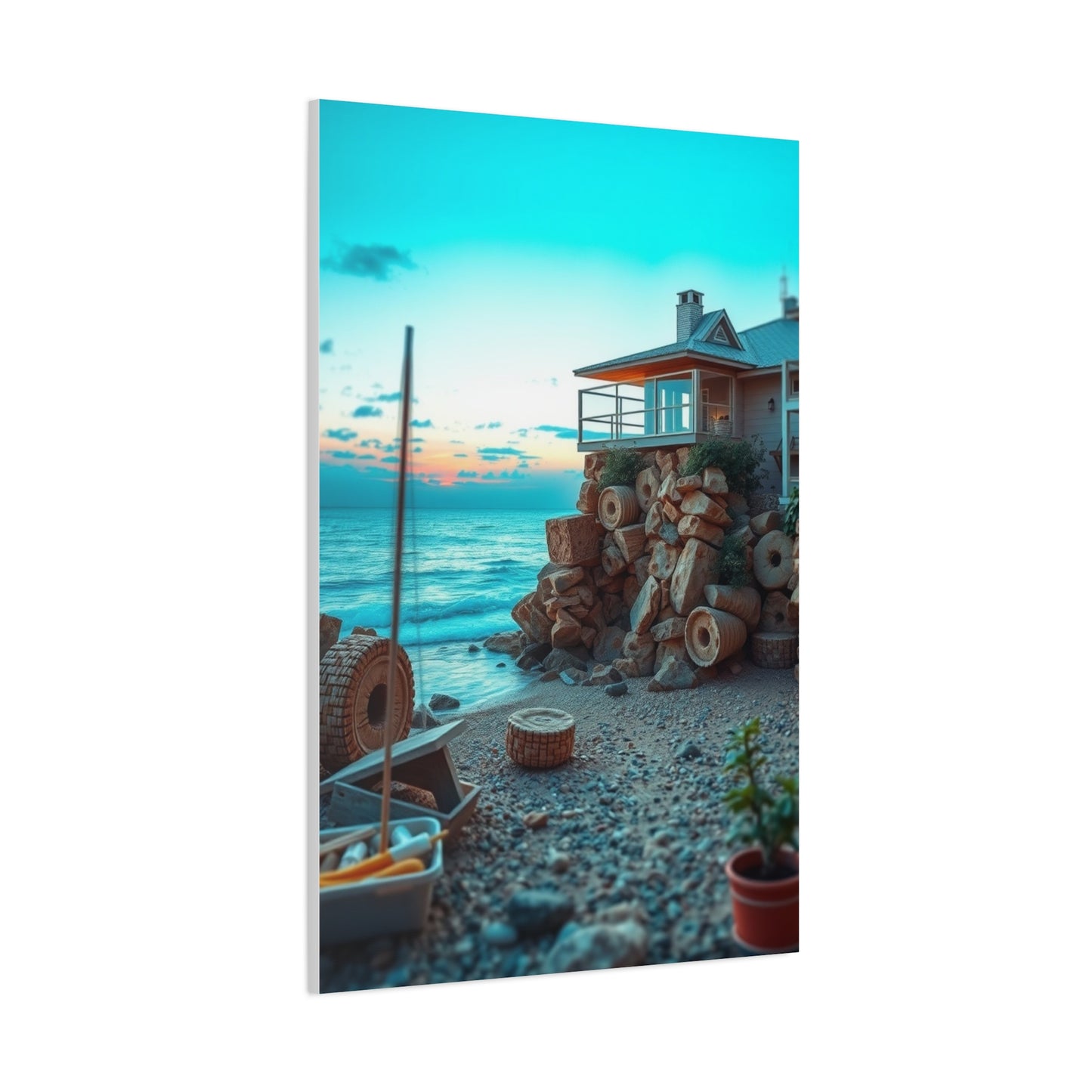 Ocean Breeze Elegance Wall Art & Canvas Print