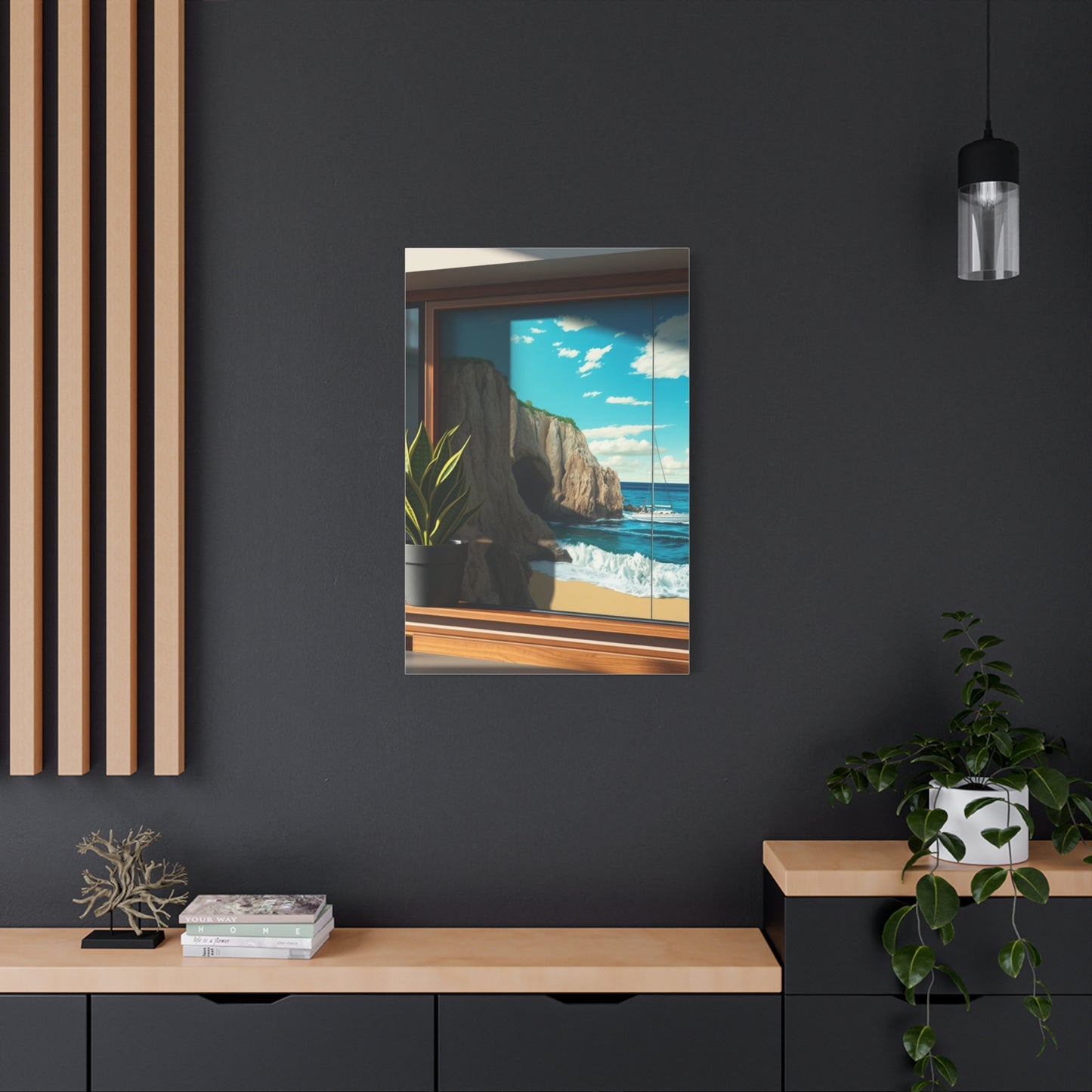 Azure Horizon Masterpiece Wall Art & Canvas Print