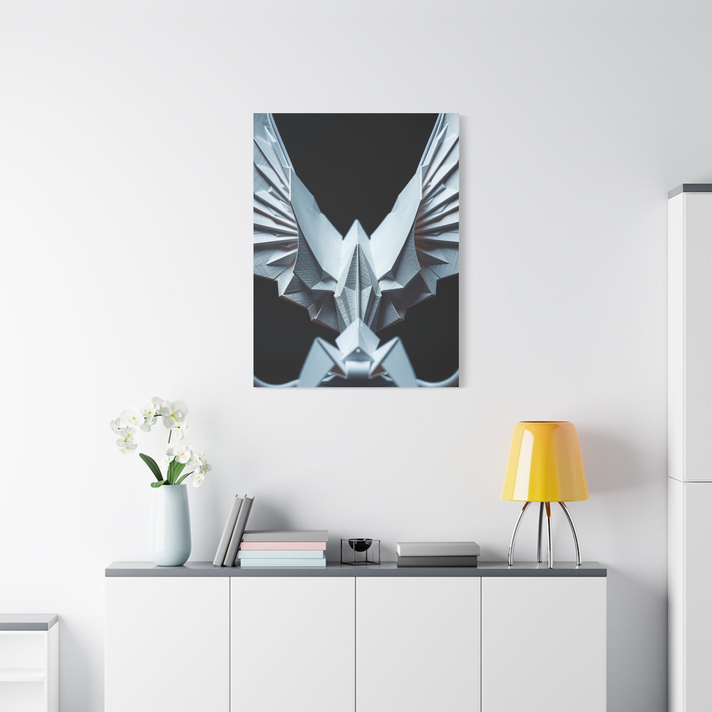 Secretive Origami Brilliance Wall Art & Canvas Print