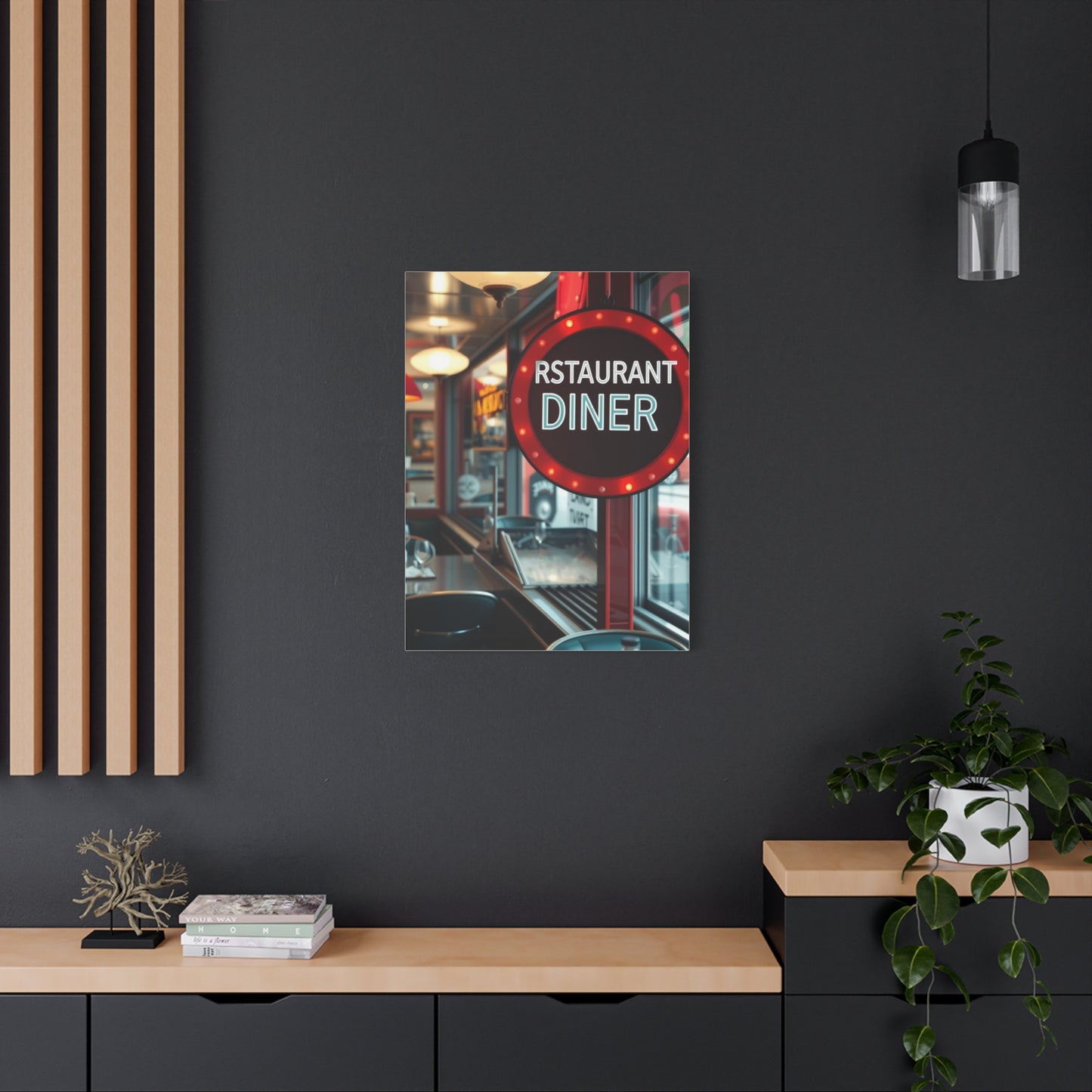 Restaurant & Diner Art Luxury Canvas Wall Art & Canvas Print
