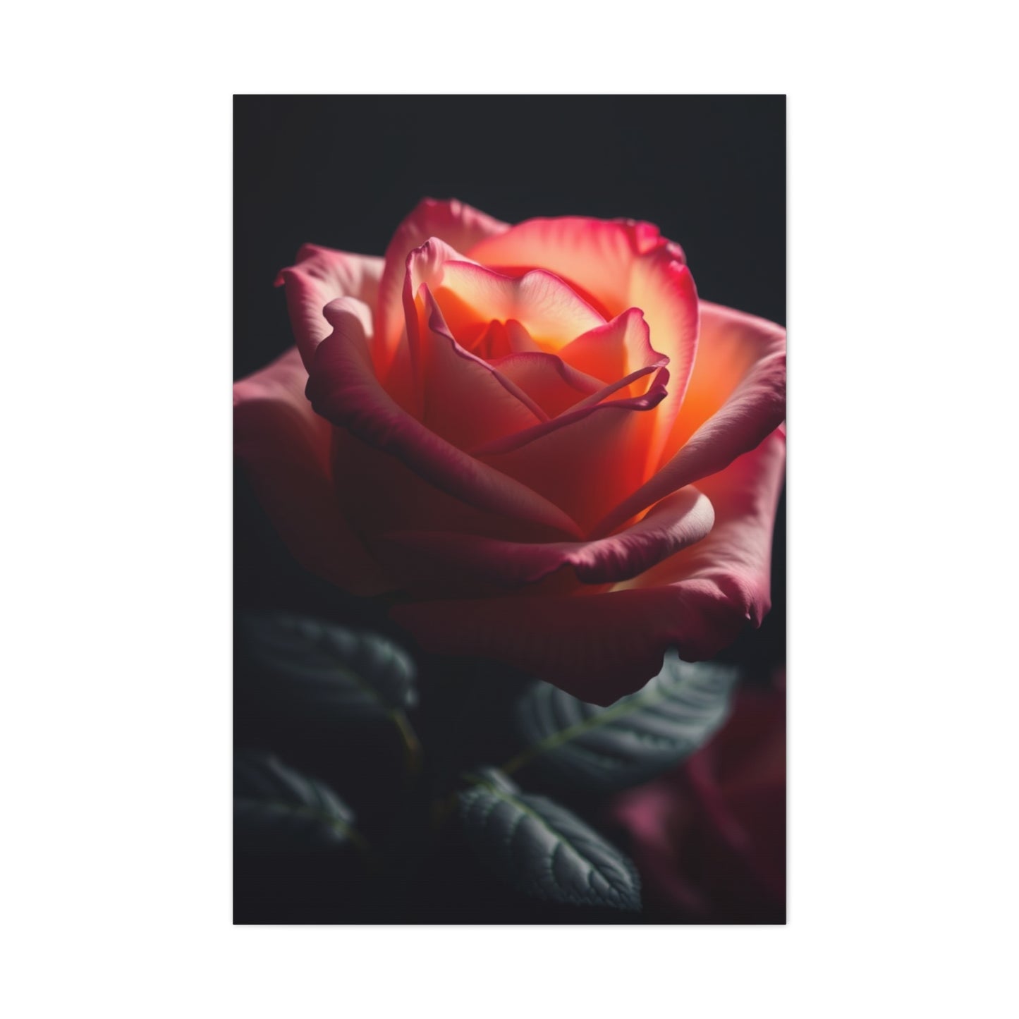 Vision Rose Flower Art Art Wall Art & Canvas Print