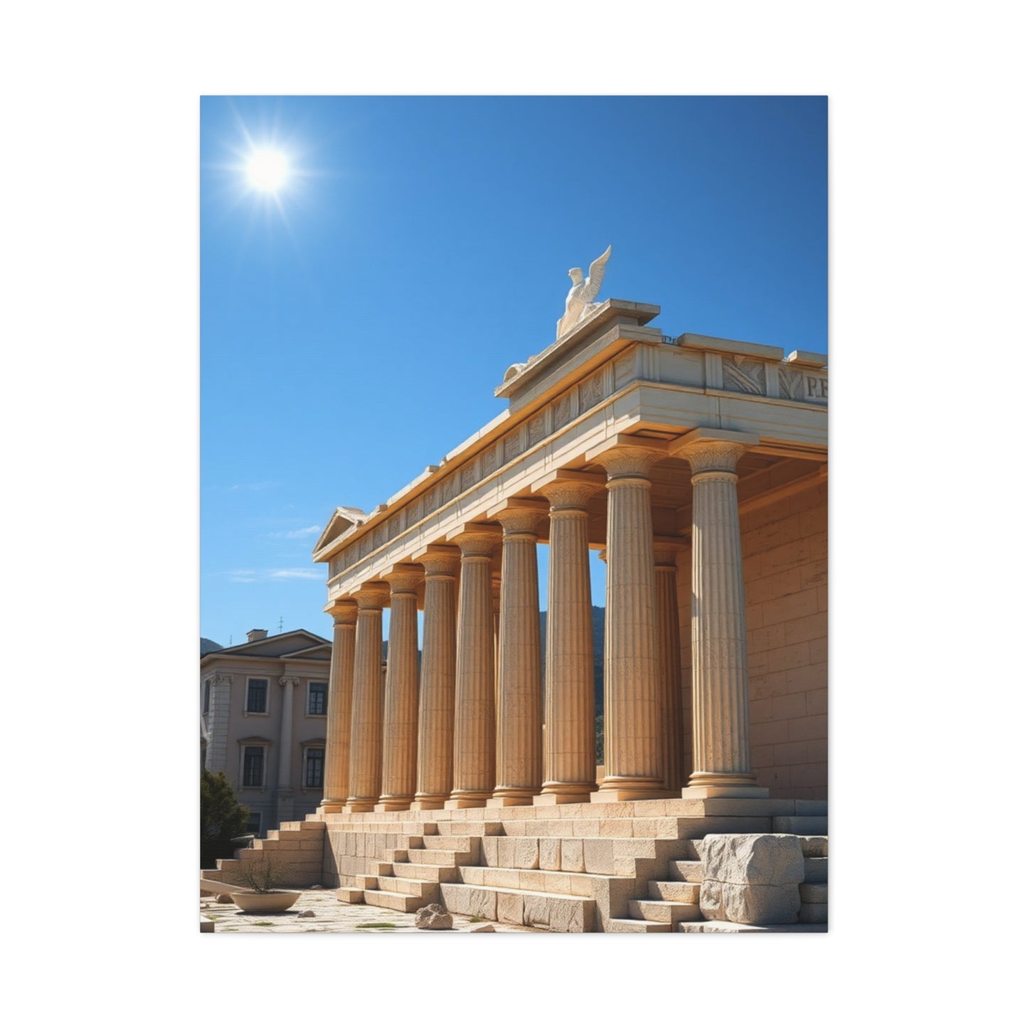 Hellenic Elegance Canvas Wall Art & Canvas Print