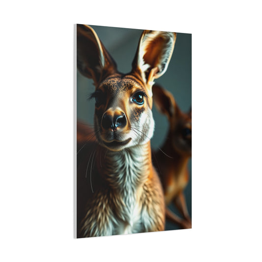 Kangaroo Art Luxury Canvas Wall Art & Canvas Print
