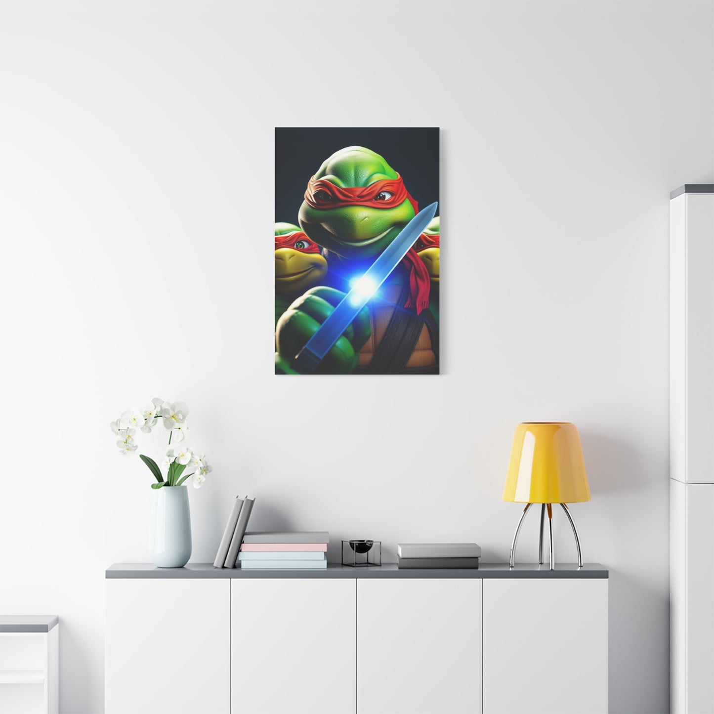 Teenage Mutant Ninja Turtles Characters Art Luxury Canvas Wall Art & Canvas Print