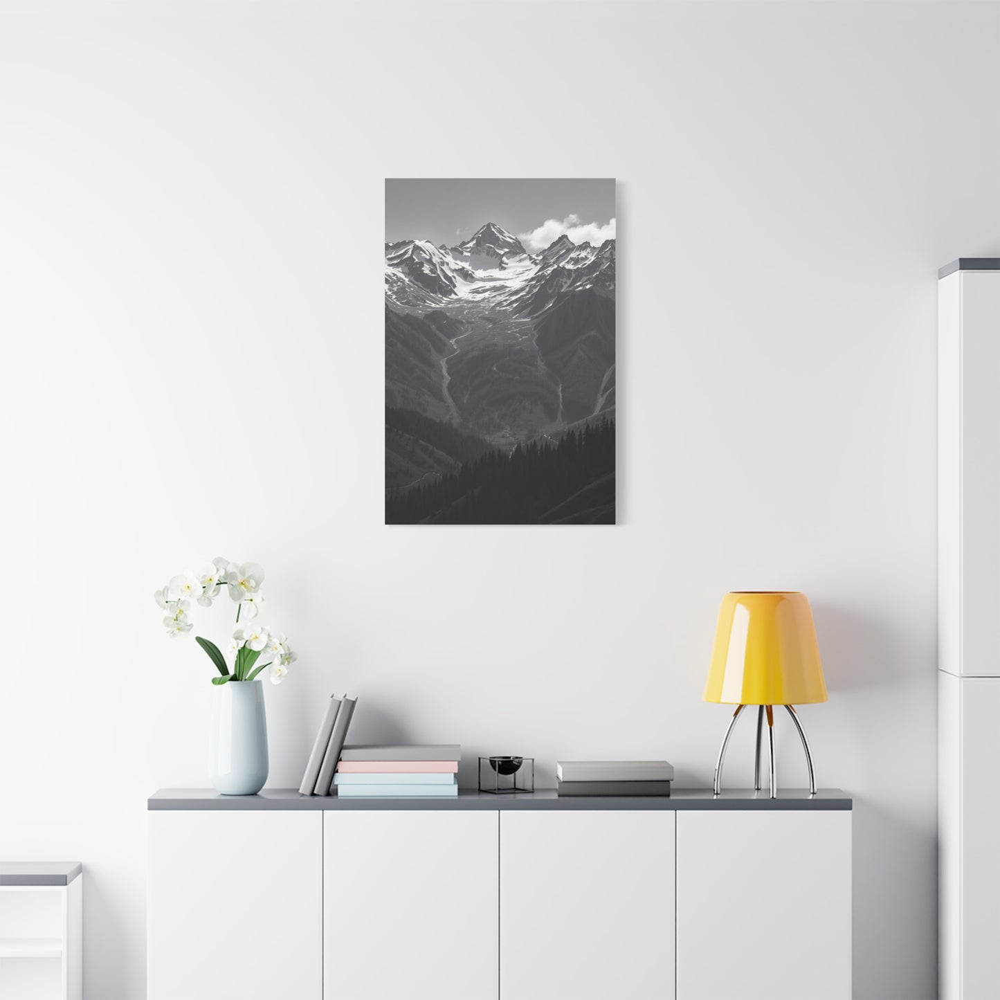Supreme Black & White Scenic Landscapes Art Collection Wall Art & Canvas Print