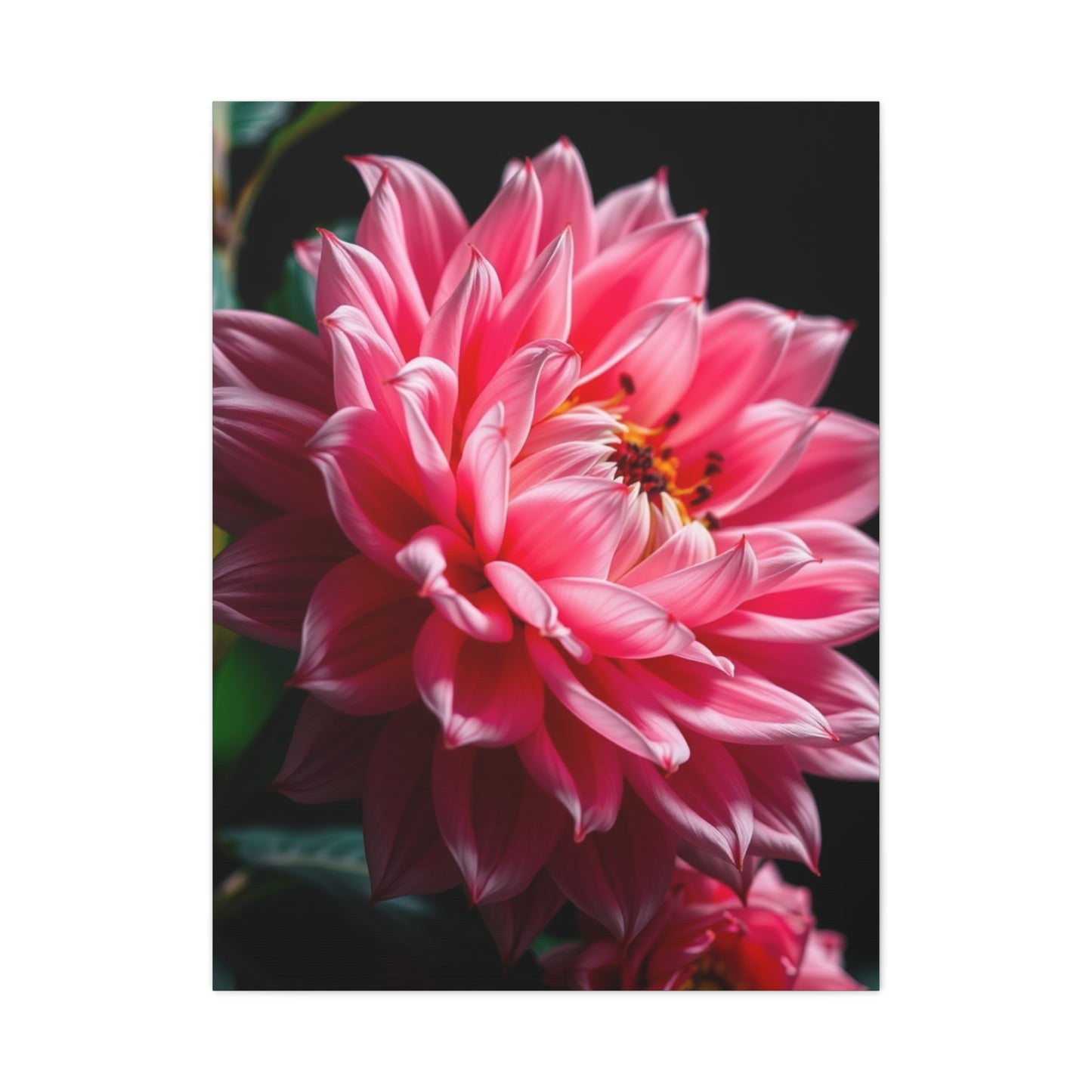 Petal Harmony Portrait Wall Art & Canvas Print