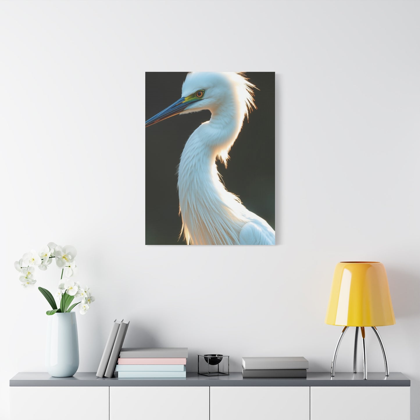 Supreme Egret Art Collection Wall Art & Canvas Print