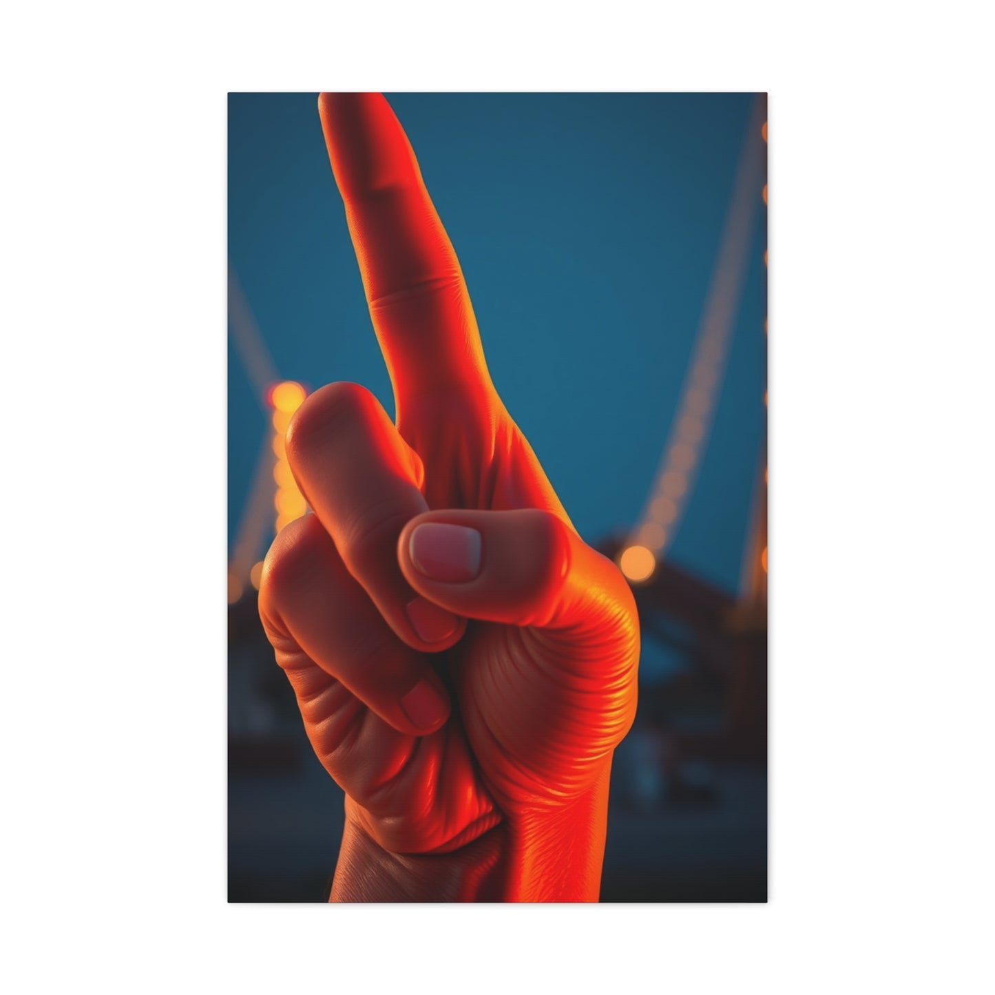 Peace Sign Art Luxury Canvas Wall Art & Canvas Print