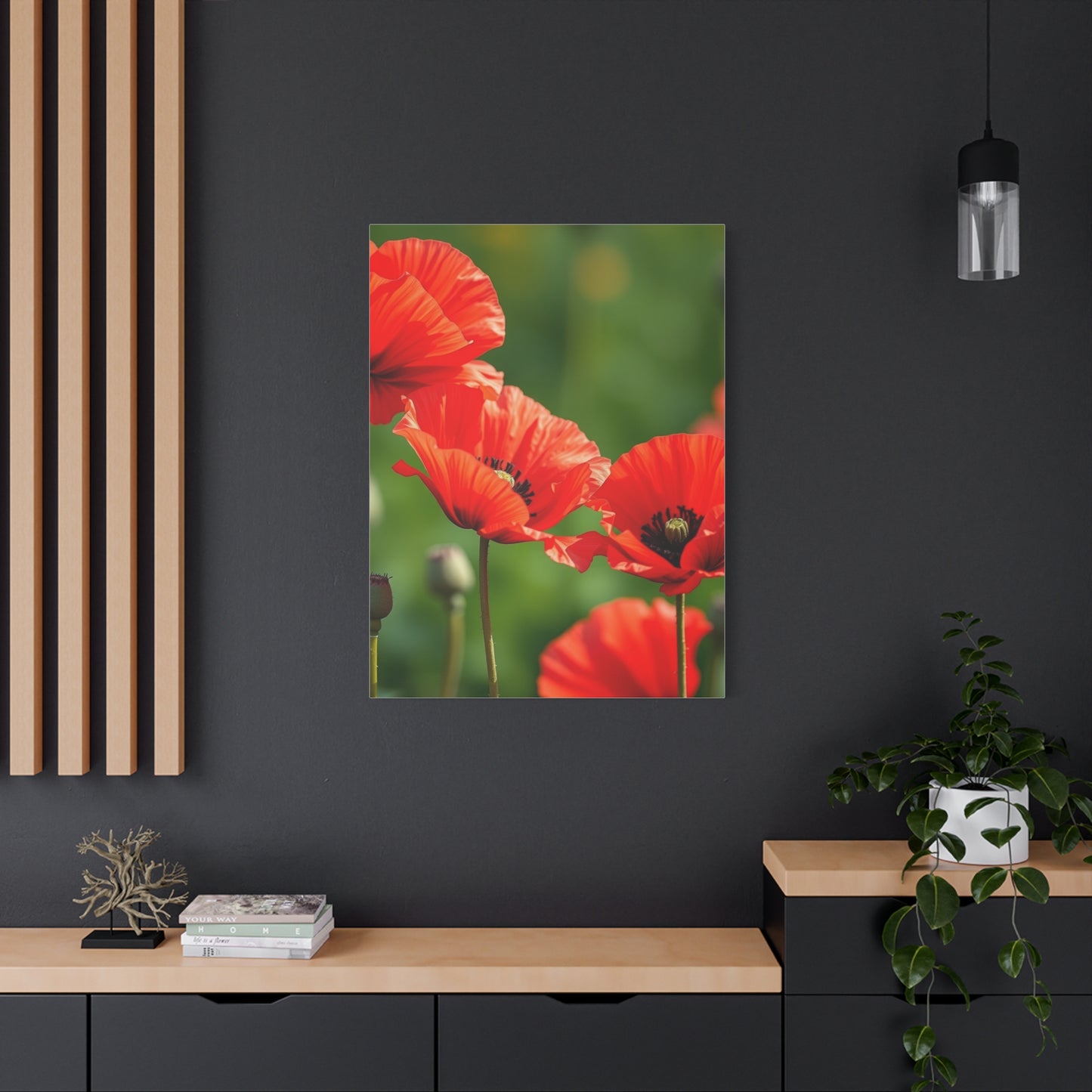Poppy Flower Art Supreme Gallery Wall Art & Canvas Print