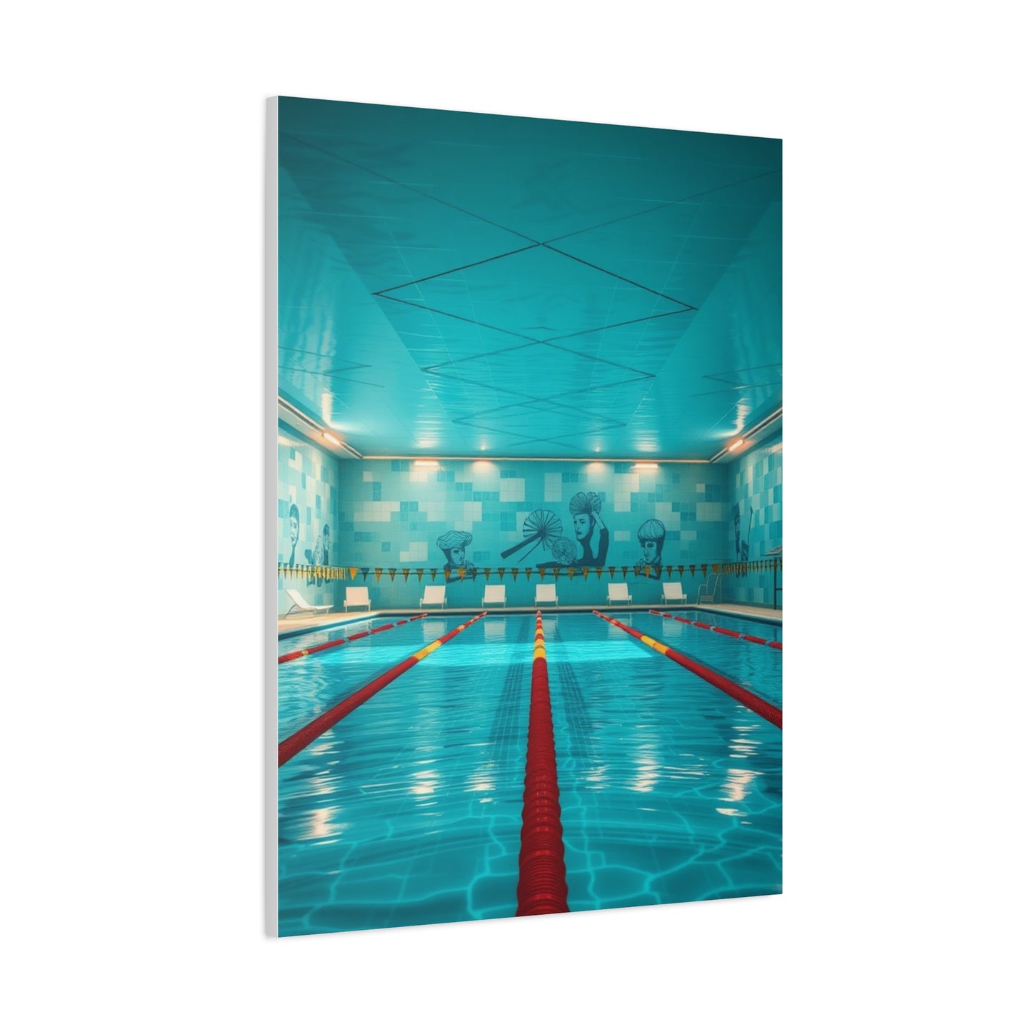 Swimming Pool Art Supreme Gallery Wall Art & Canvas Print