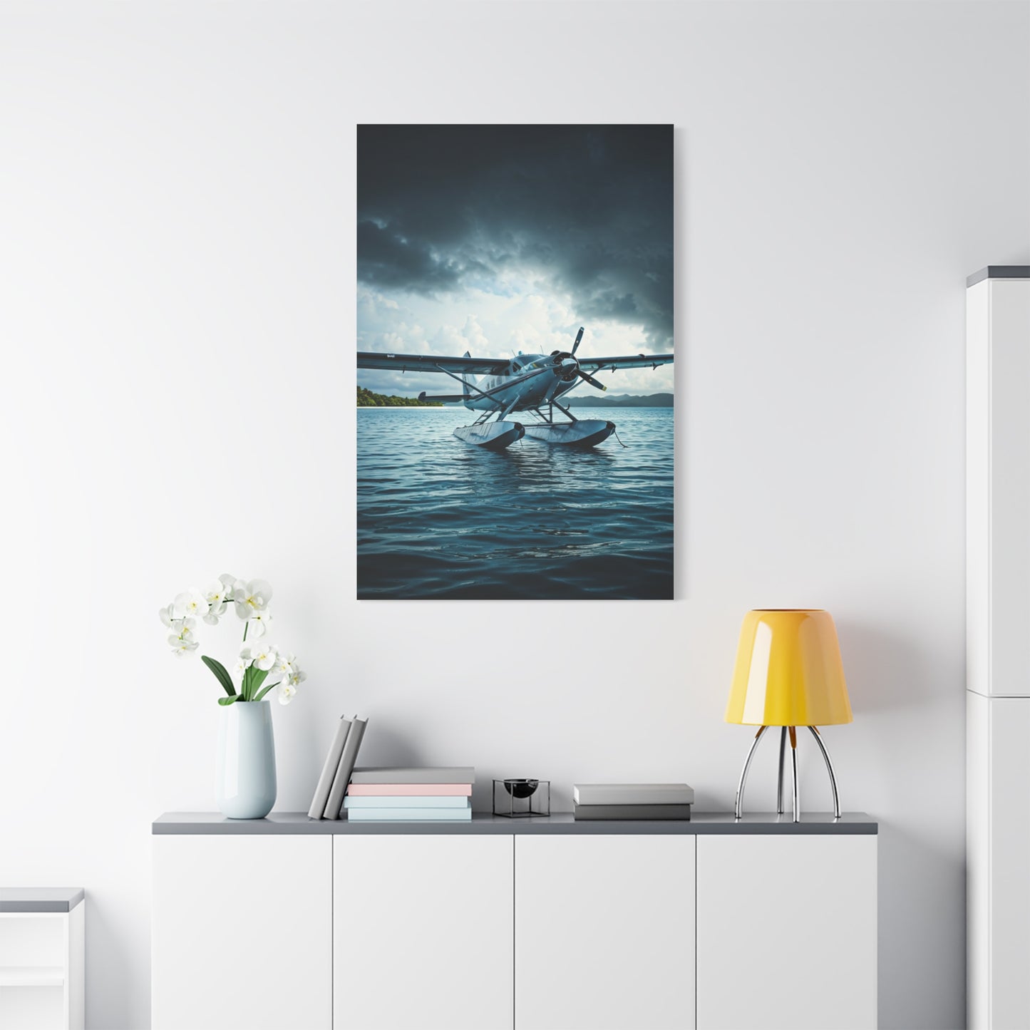 Seaplane Landing on Calm Waters Wall Art & Canvas Prints